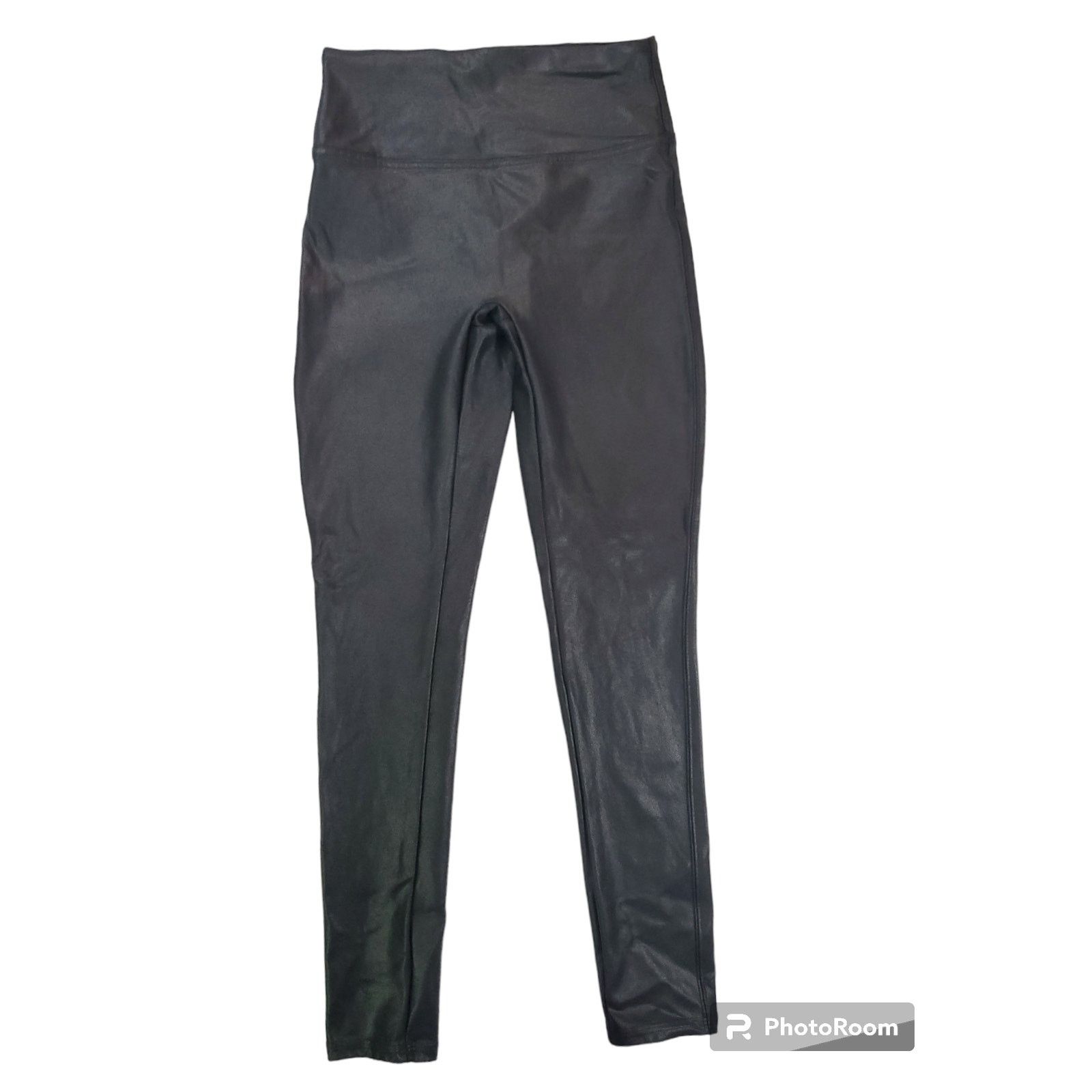Spanx Spanx | Faux Leather, Body Shaping, Leggings | Size L 10-12 Size 32" / US 10 / IT 46 - 5 Thumbnail