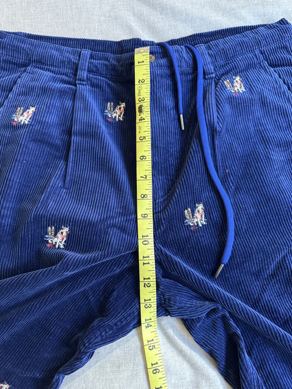 Polo Ralph Lauren Polo Ralph Lauren Embroidered Corduroy Trousers Size US 32 / EU 48 - 6 Thumbnail