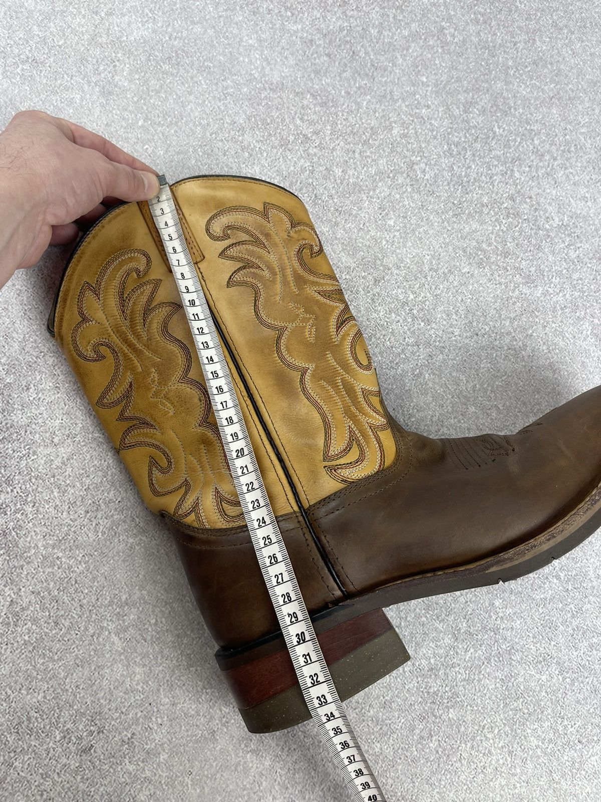 Dan Post Dan Post Ferrier Western Cowboy Leather Boots Size 10 Size US 10 / EU 43 - 14 Thumbnail