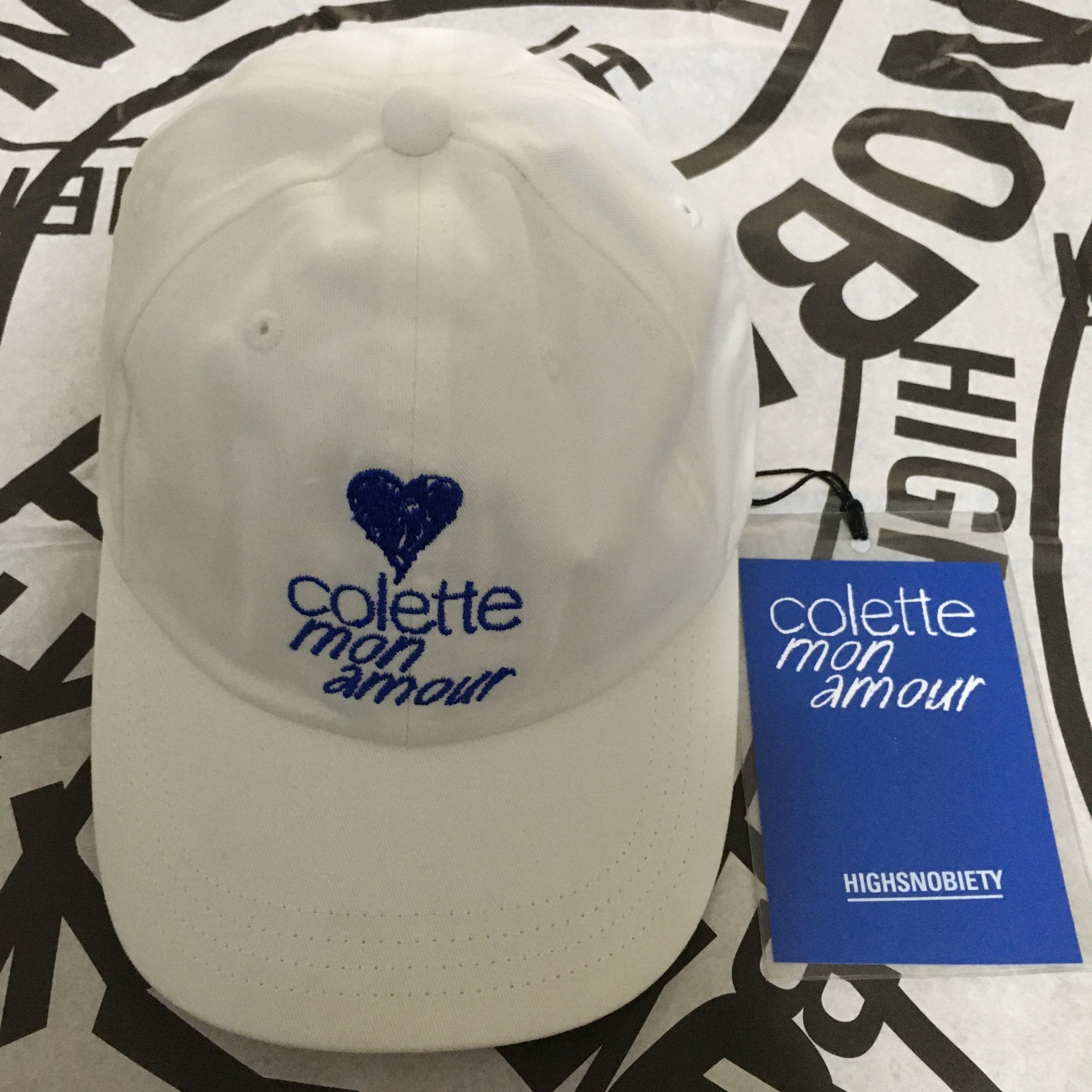 Colette × Highsnobiety 🇫🇷Colette 🇩🇪Highsnobiety Mon Amour 💙 Hat Extremely Rare Size ONE SIZE - 3 Thumbnail
