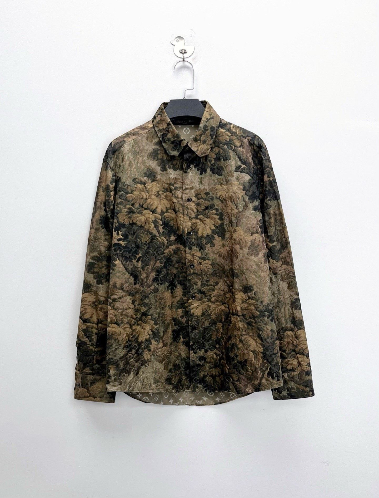 Louis Vuitton Louis Vuitton Embossed Jungle Floral Tapestry Shirt Coat Size US M / EU 48-50 / 2 - 1 Thumbnail