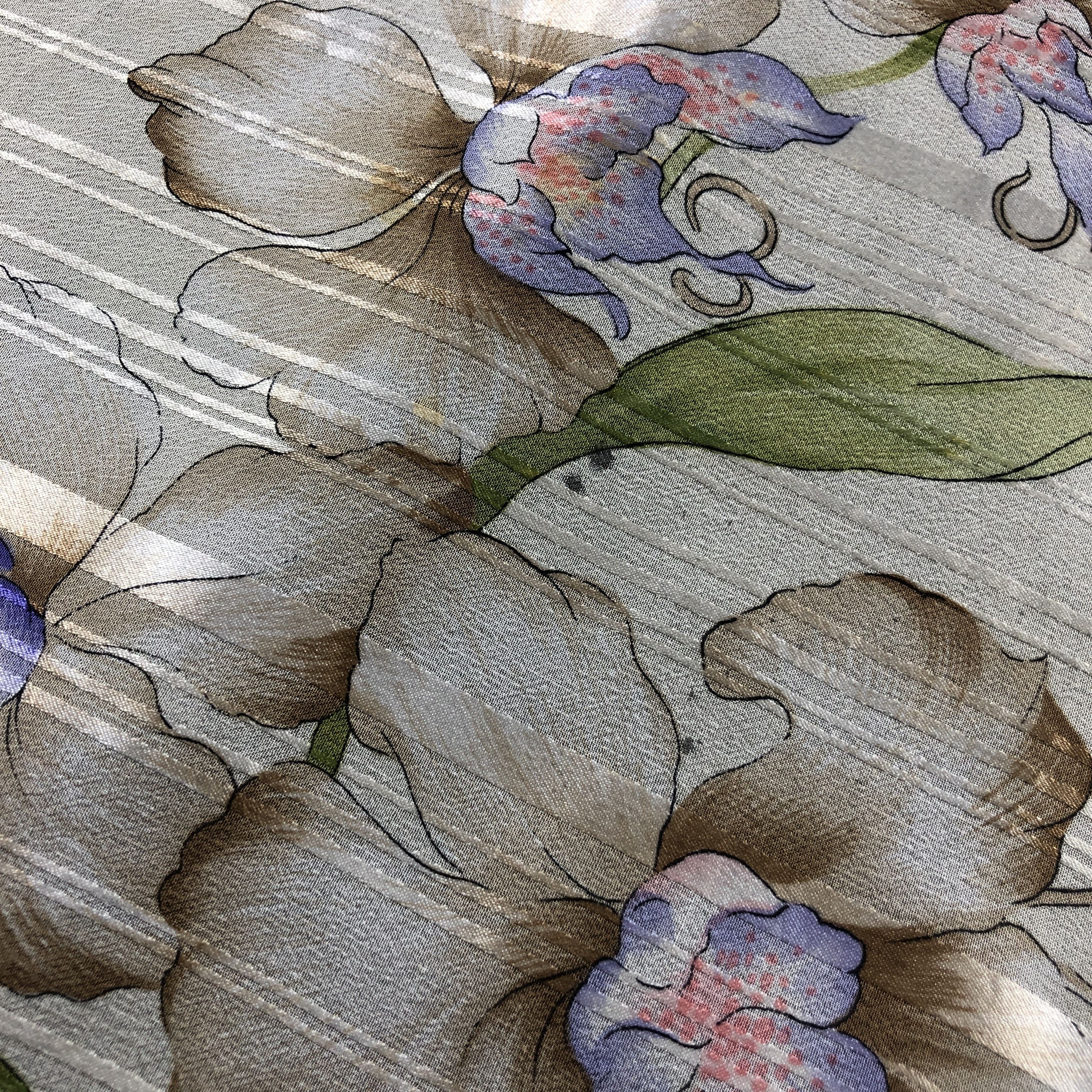 Vintage Vintage Valentino Garavani Floral Silk Scarf M1254 Size ONE SIZE - 8 Thumbnail