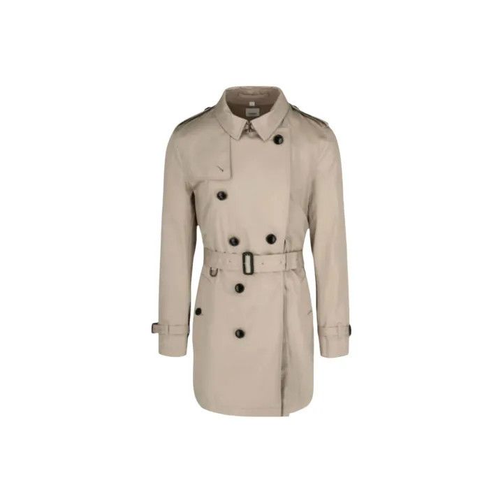 Burberry Burberry Beige Double-Breasted Trench Coat Size US M / EU 48-50 / 2 - 1 Thumbnail