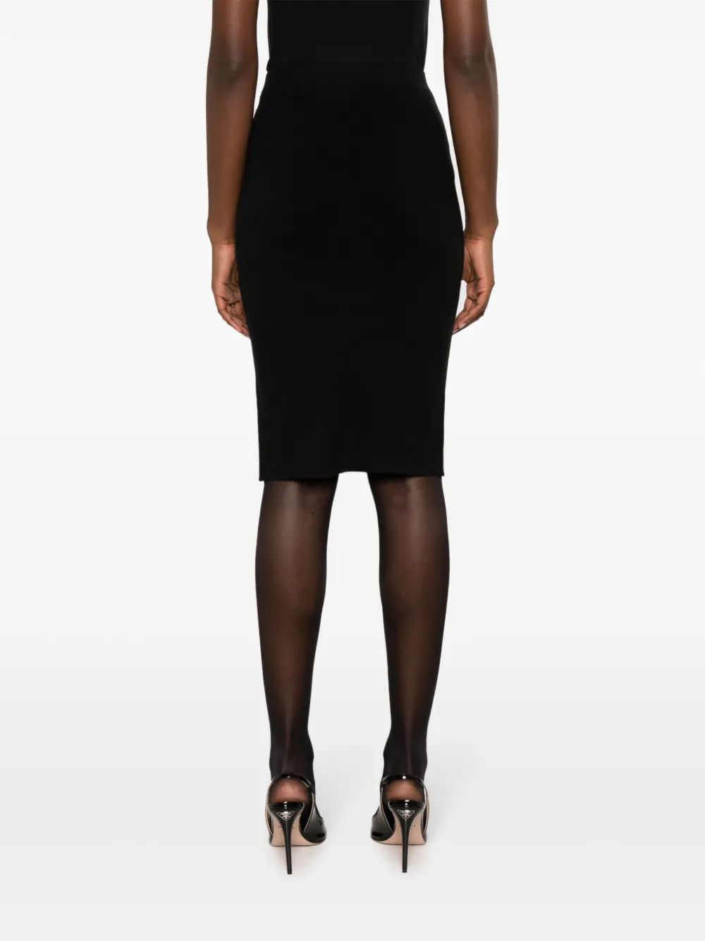 Saint Laurent Paris o1y0126 Mini Skirt in Black Size 30" / US 8 / IT 44 - 3 Thumbnail