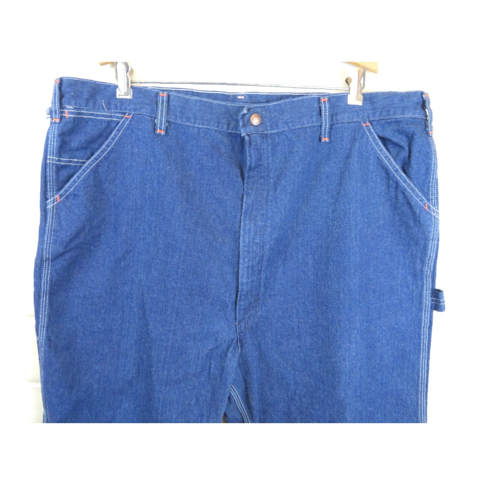 Sears Sears Jeans Carpenters Regular Jeans pants 44X30 Blue Denim Belt Loops 52 New Without Tags Mens Vintage? (No, Vintage: No) Size US 36 / EU 52 - 3 Thumbnail