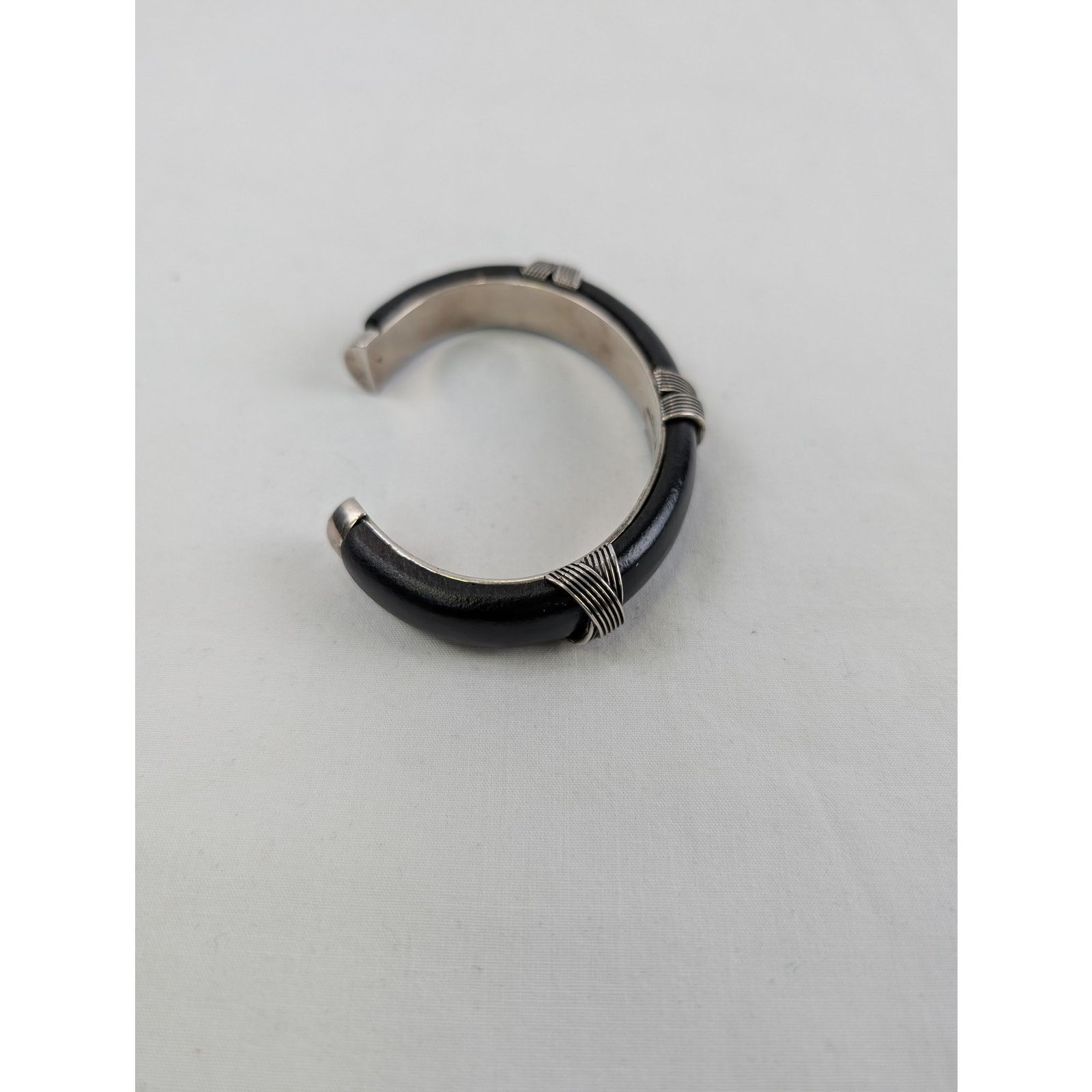 Saint Laurent Paris o1rshd1 Bracelet in Black/Silver Size ONE SIZE - 5 Thumbnail