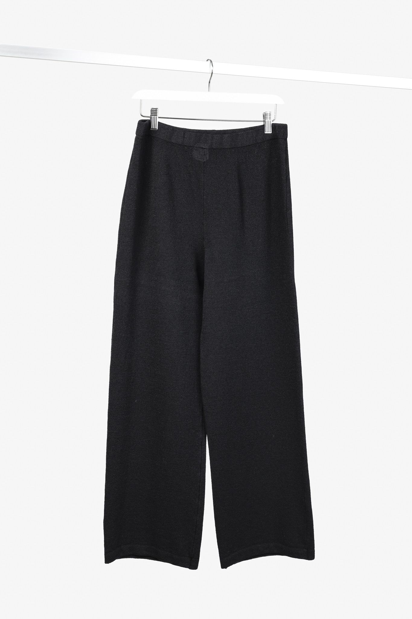 Other St. John Basics Black Straight Leg Knit Pant Size 32" / US 10 / IT 46 - 1 Thumbnail