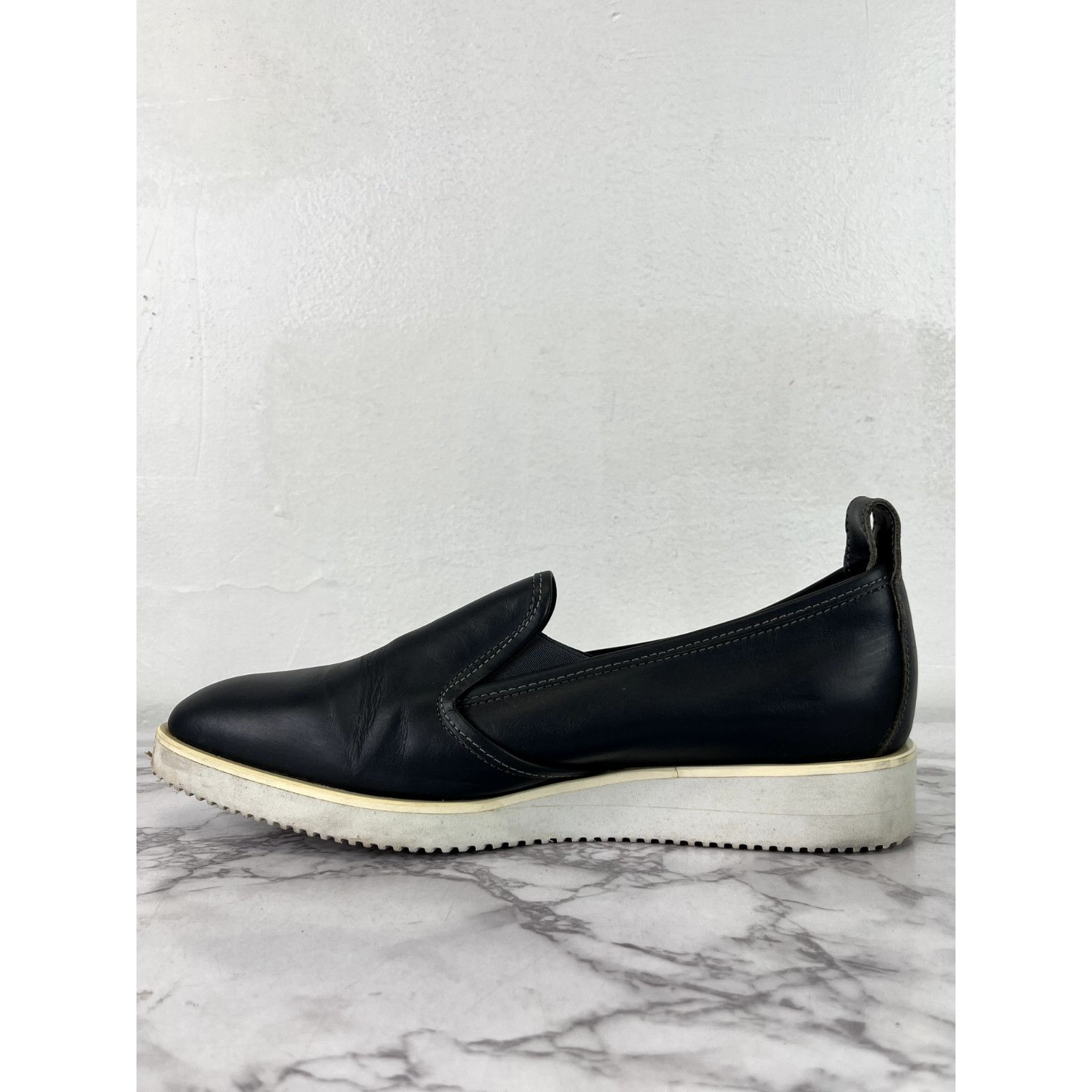 Everlane Everlane Women's Gray The Leather Street Shoe Sz 8.5 Size US 8.5 / IT 38.5 - 8 Thumbnail