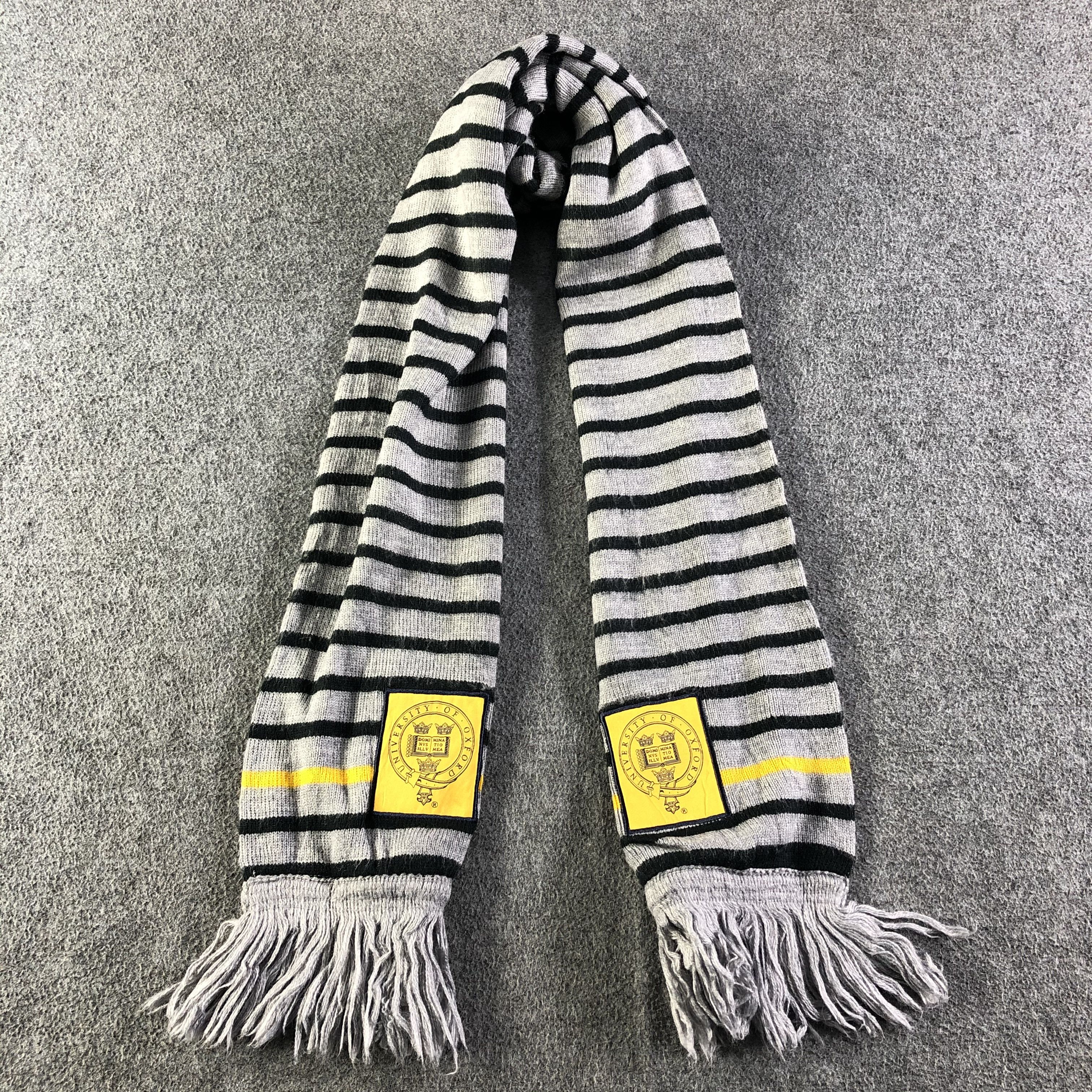Vintage University Of Oxford Scarf / Muffler / Neckwear P579 Size ONE SIZE - 1 Thumbnail