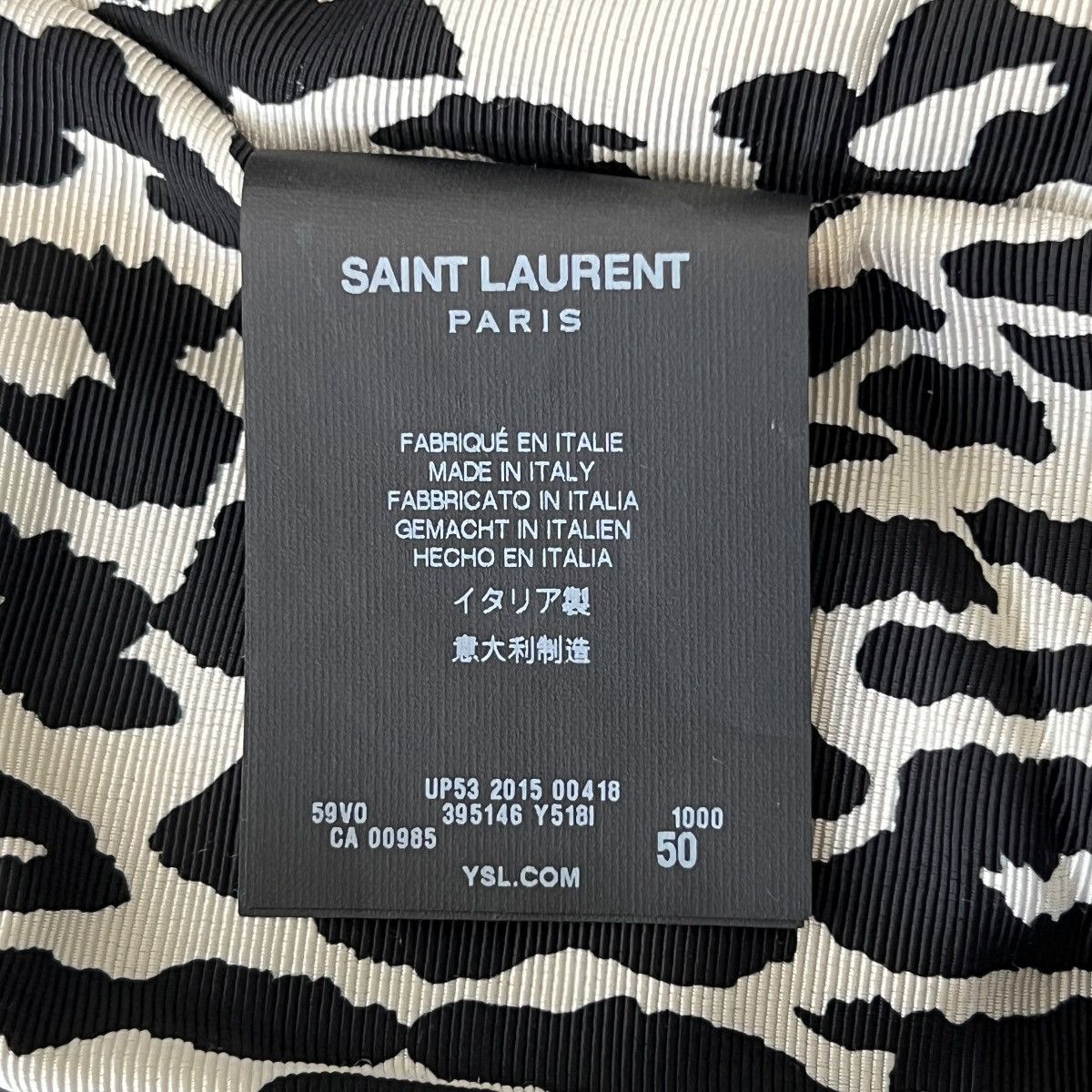 Saint Laurent Paris SAINT LAURENT HEDI 15AW Leopard Patents Double Riders Jacket Size US M / EU 48-50 / 2 - 7 Thumbnail