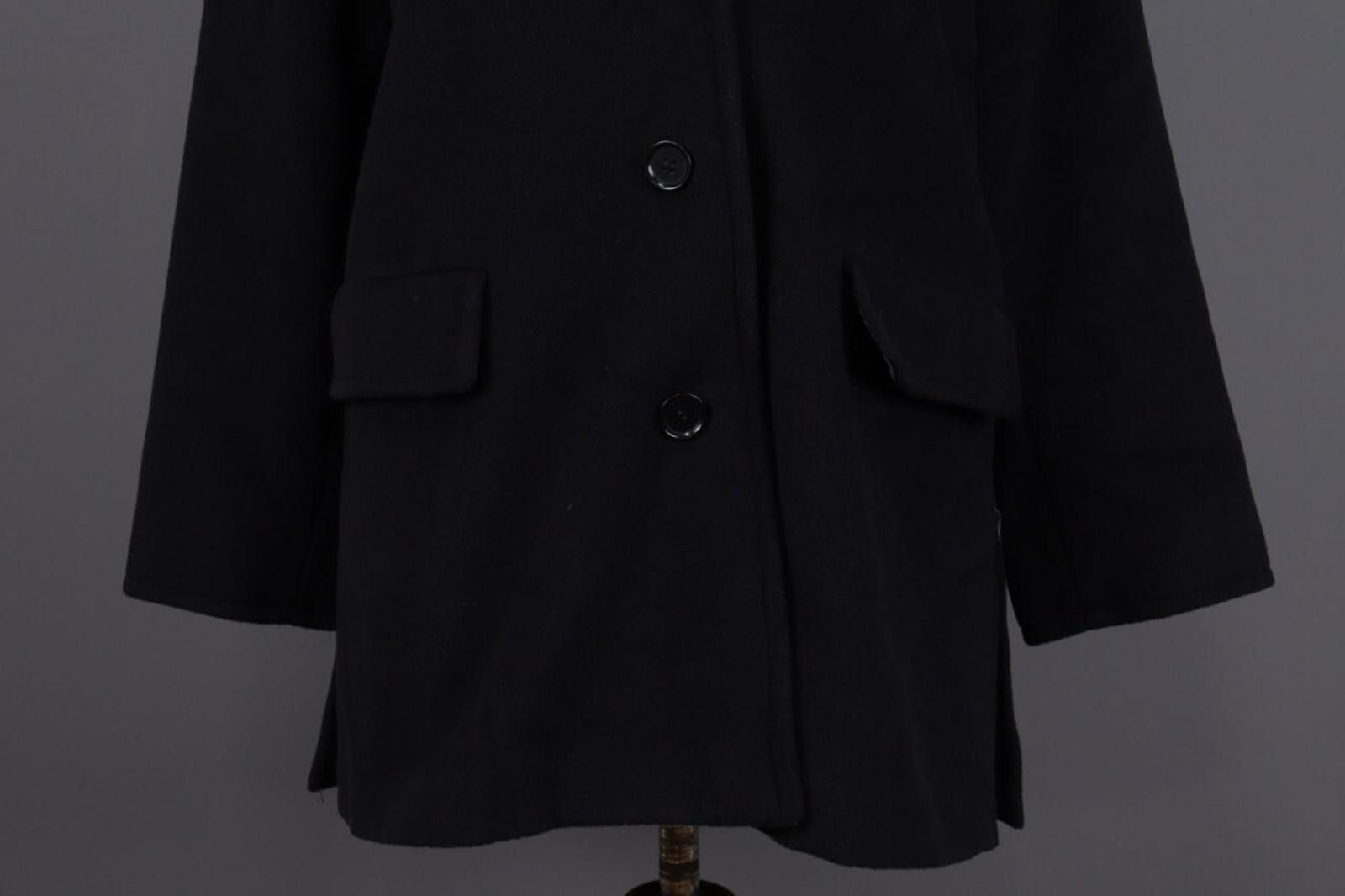 Designer Max Mara Pure Wool Single Breasted Coat GB 12 US 10 IT 44 Size L / US 10 / IT 46 - 3 Thumbnail