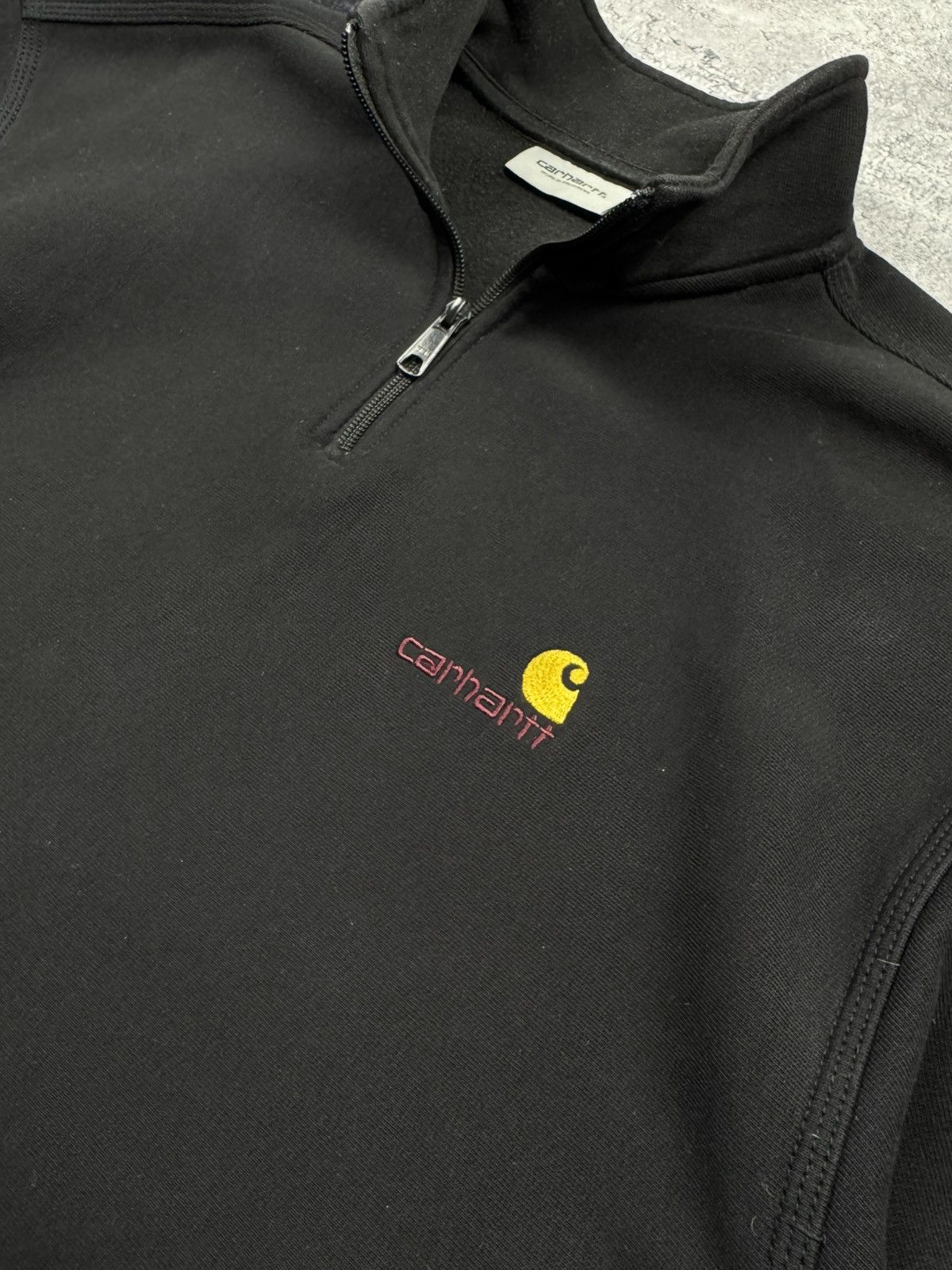 Carhartt Rare Vintage 1/3 Zip Sweatshirt Carhartt Small Logo Y2K Size US L / EU 52-54 / 3 - 7 Thumbnail