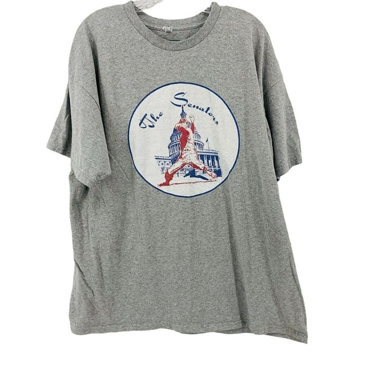 Alstyle Alstyle Single Stitch Crew Neck The Senators Grey 2XL Size US XXL / EU 58 / 5 - 1 Thumbnail