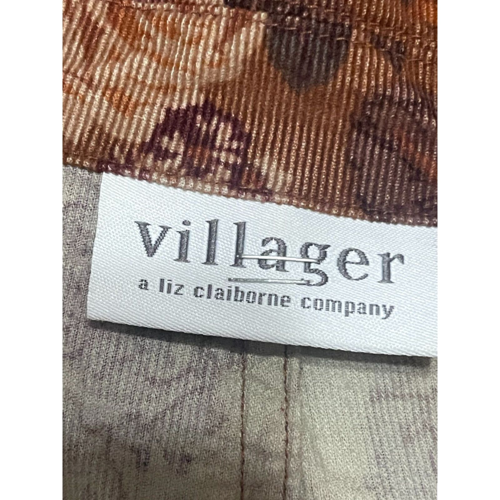 Liz Claiborne Liz Claiborne Blazer, Women's Size 14, Brown, Floral, Two Buttons Size XL / US 12-14 / IT 48-50 - 4 Thumbnail