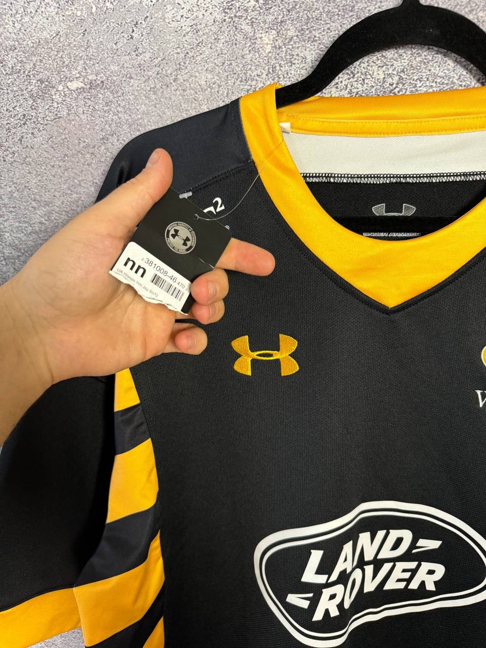 Under Armour Wasps Rugby Shirt XL Home 2015/16 Under Armour Jersey Size US XL / EU 56 / 4 - 11 Thumbnail