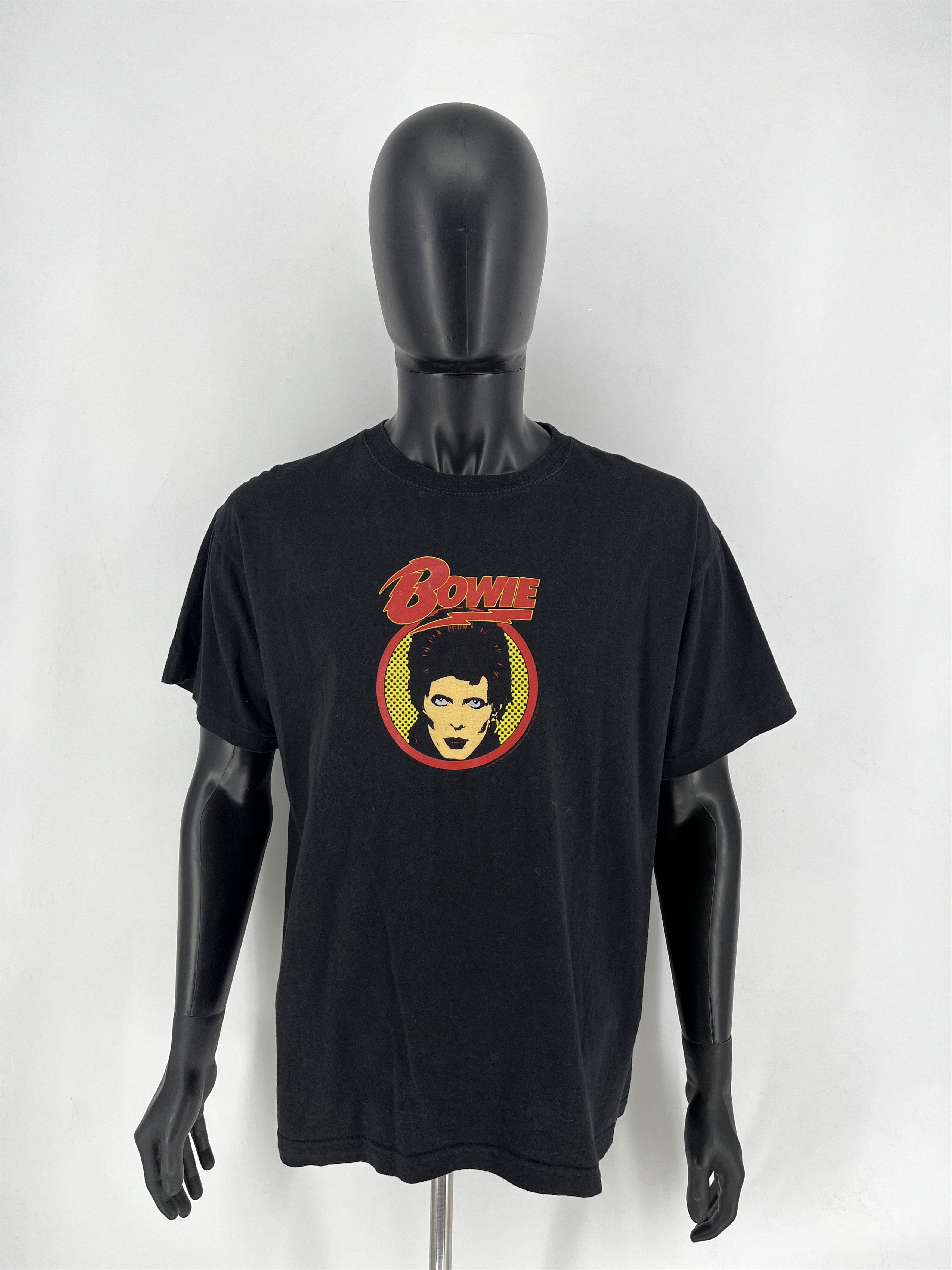 Other Men’s Vintage T-Shirt Bowie 2003 Size L Rock Band Black Size US L / EU 52-54 / 3 - 2 Thumbnail