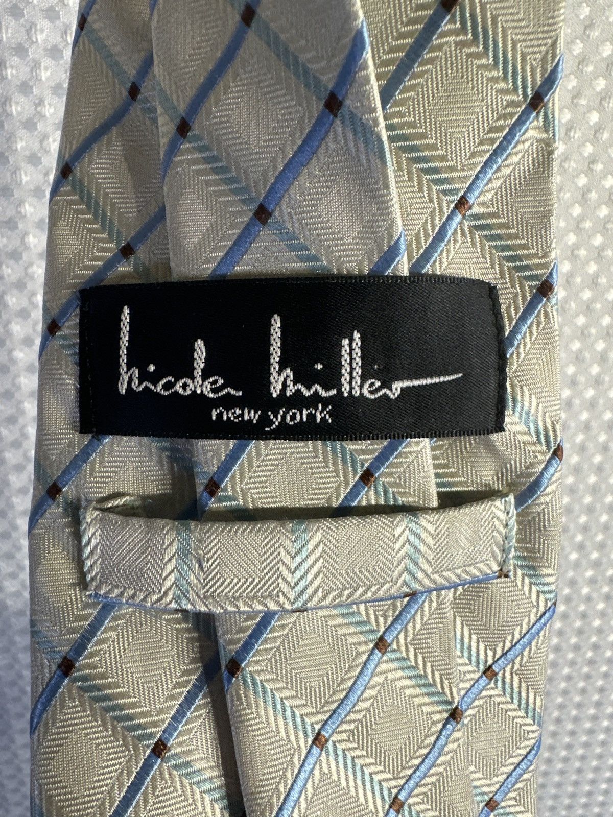 Nicole Miller Nicole Miller Fine Silk Tie Size ONE SIZE - 2 Thumbnail