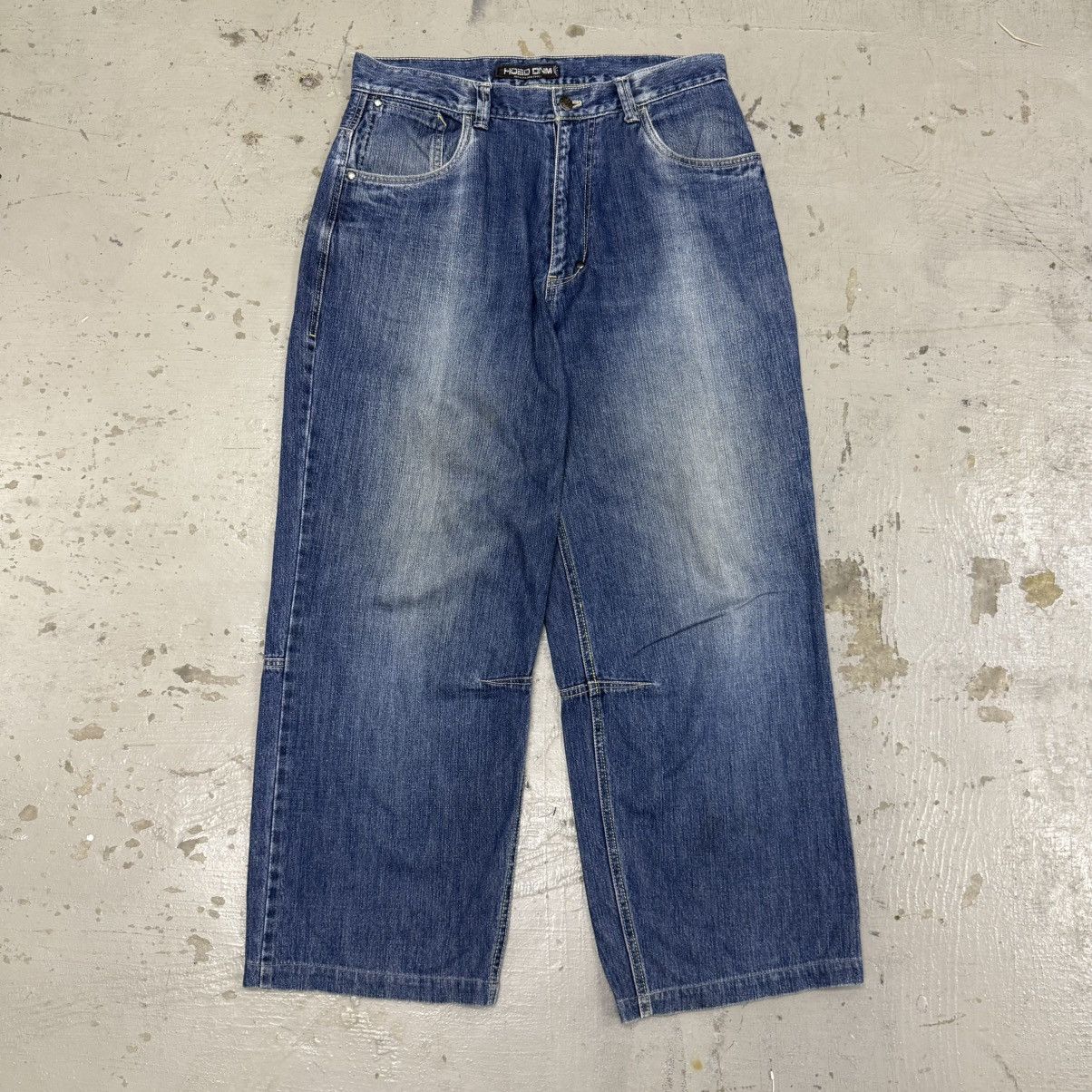 Hobo Hobo Denim Baggy Script Jeans Size US 34 / EU 50 - 2 Thumbnail