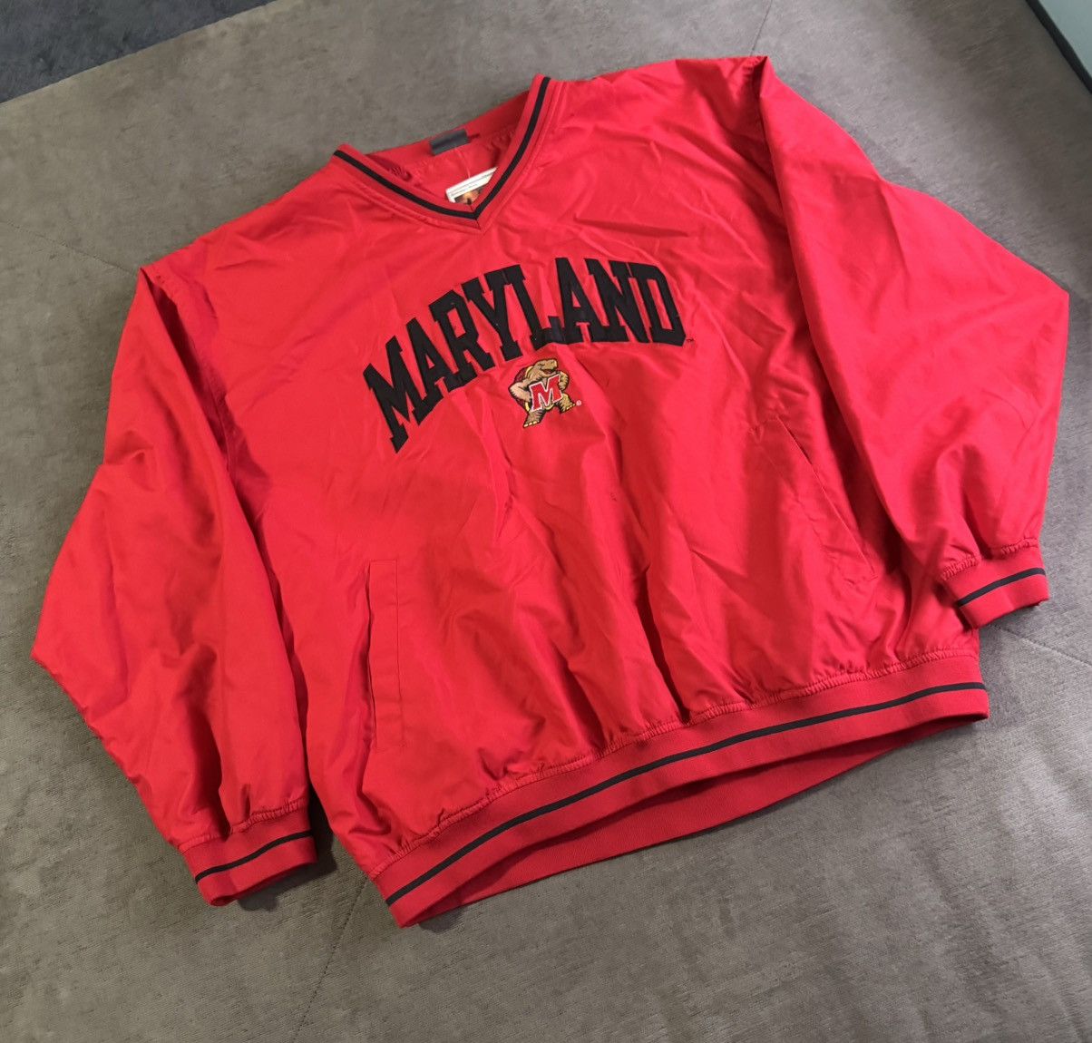 Vintage Vintage University of Maryland Pullover Jacket Size US XL / EU 56 / 4 - 2 Thumbnail