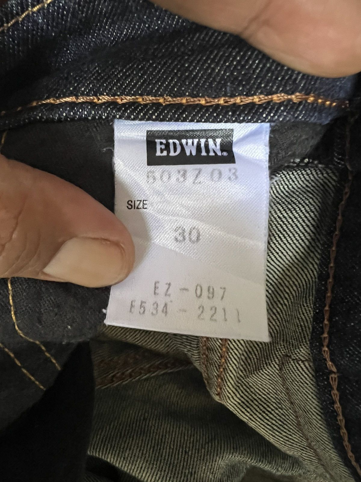Edwin 🔥Edwin 503 Zero Flared Distressed Denim Size US 31 - 14 Thumbnail