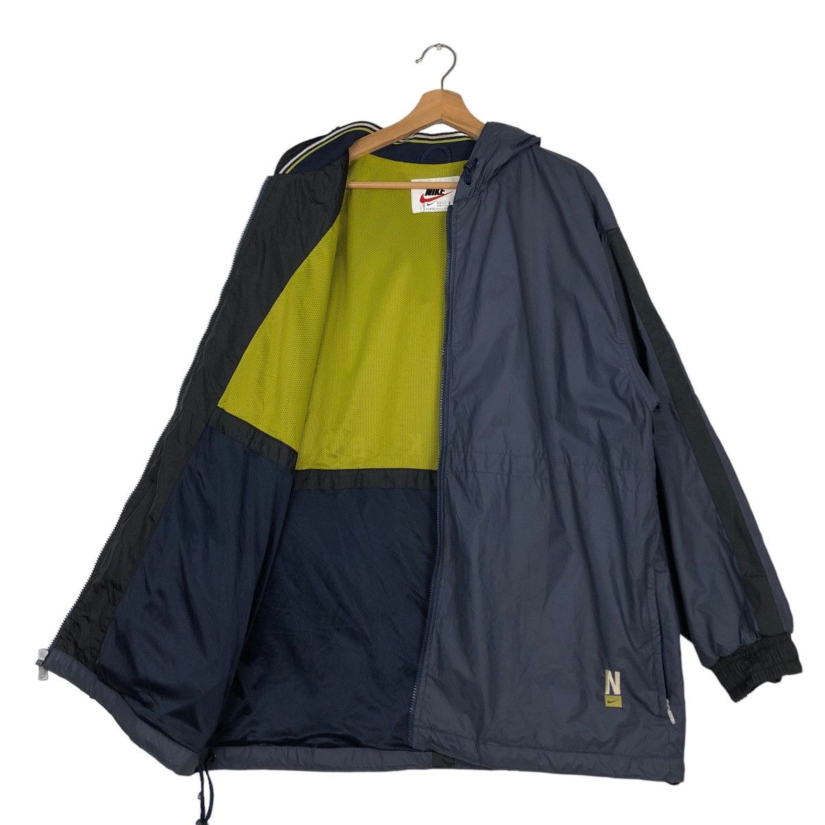 Nike 🔥Vintage Nike Big Swoosh Light Jacket Anorak Pull Over Size US XL / EU 56 / 4 - 12 Thumbnail