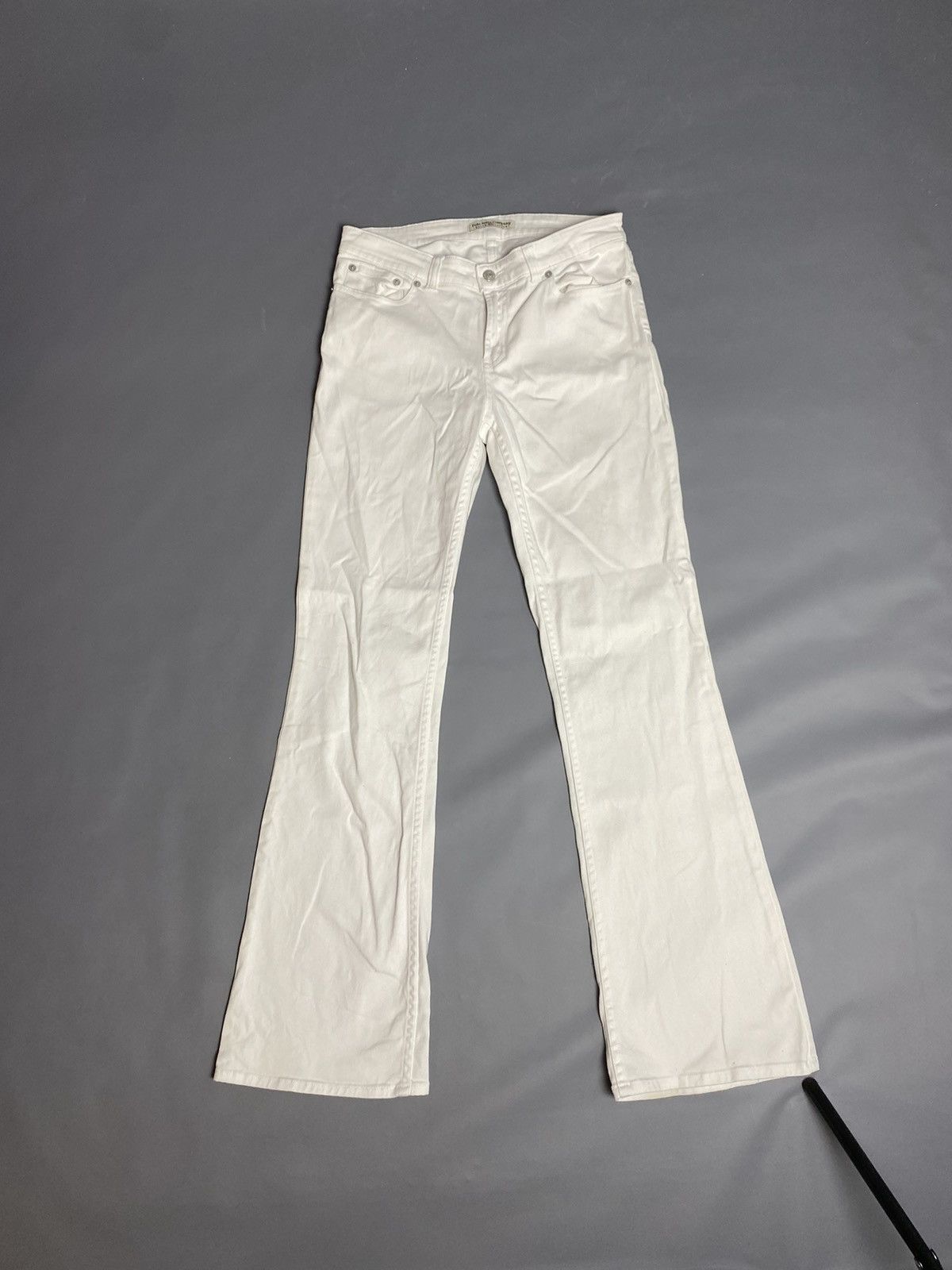 Polo Ralph Lauren Vintage Polo Jeans Co Bootcut Pants 30x32 White Ralph Lauren Size 28" / US 6 / IT 42 - 2 Thumbnail