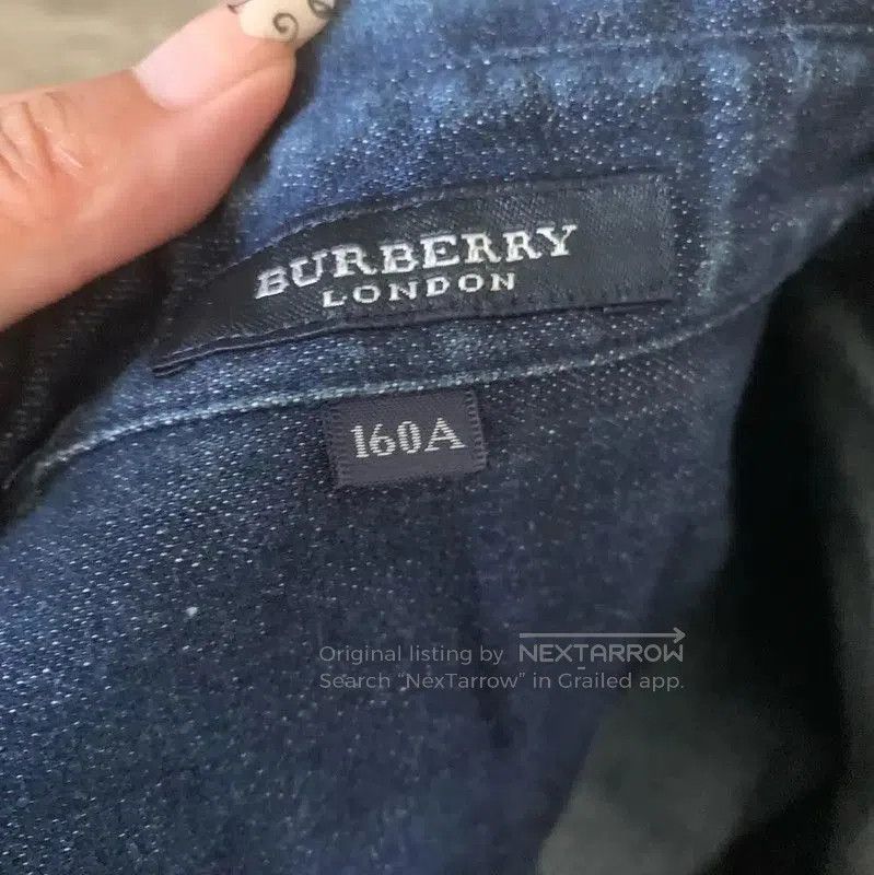 Burberry Burberry Blue Cotton Blend Short Sleeve Shirt. Size S / US 4 / IT 40 - 5 Thumbnail