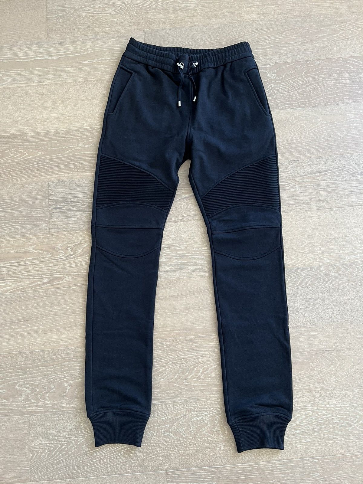 Balmain BALMAIN Logo Cotton Track Pants Slim fit Size US 30 / EU 46 - 1 Thumbnail