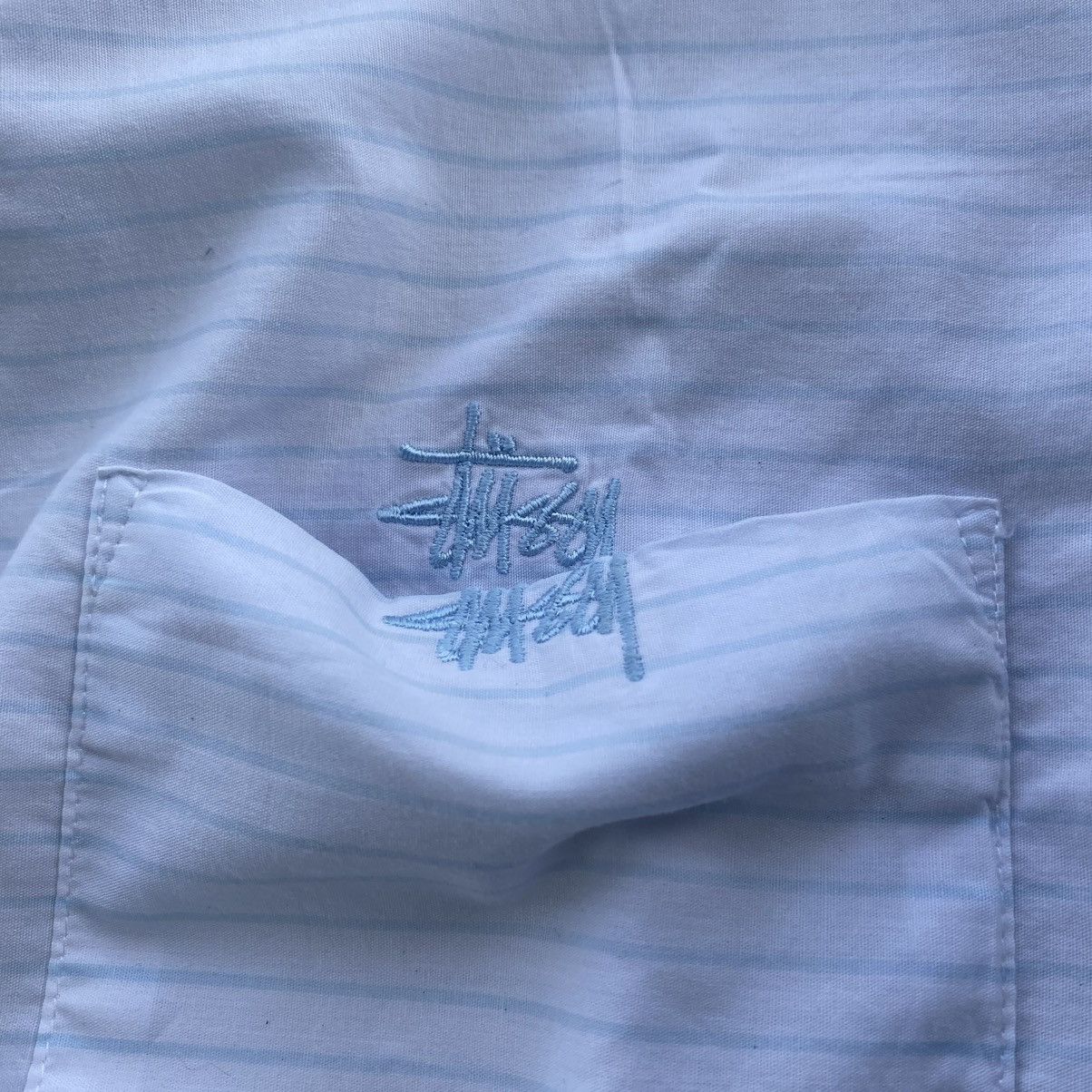Stussy Vintage Stussy Boxy Cut stripe Shirt Size US L / EU 52-54 / 3 - 5 Thumbnail