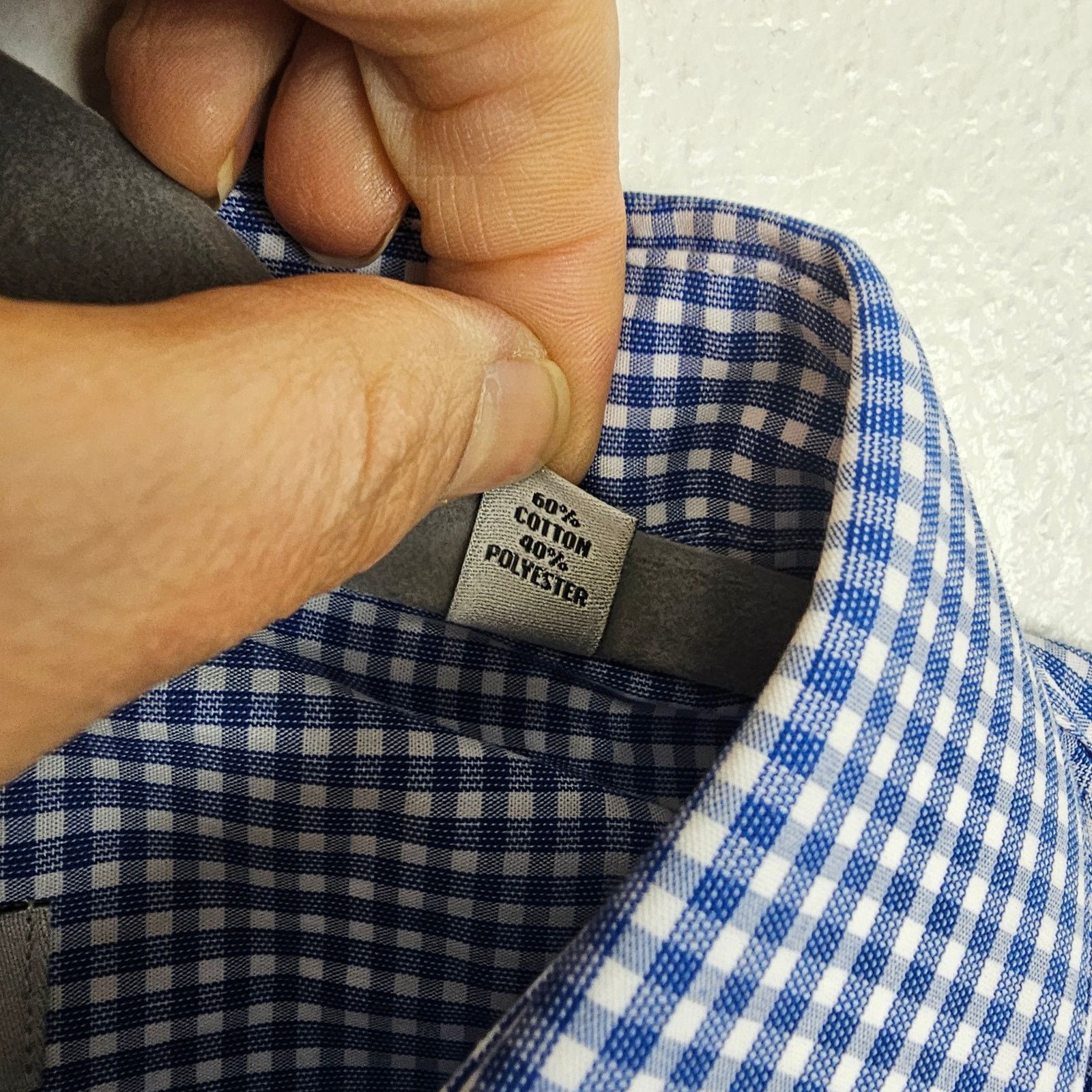 Kenneth Cole Unlisted Kenneth Cole Dress Shirt XL Gingham Slim Fit Career Size US XL / EU 56 / 4 - 9 Thumbnail