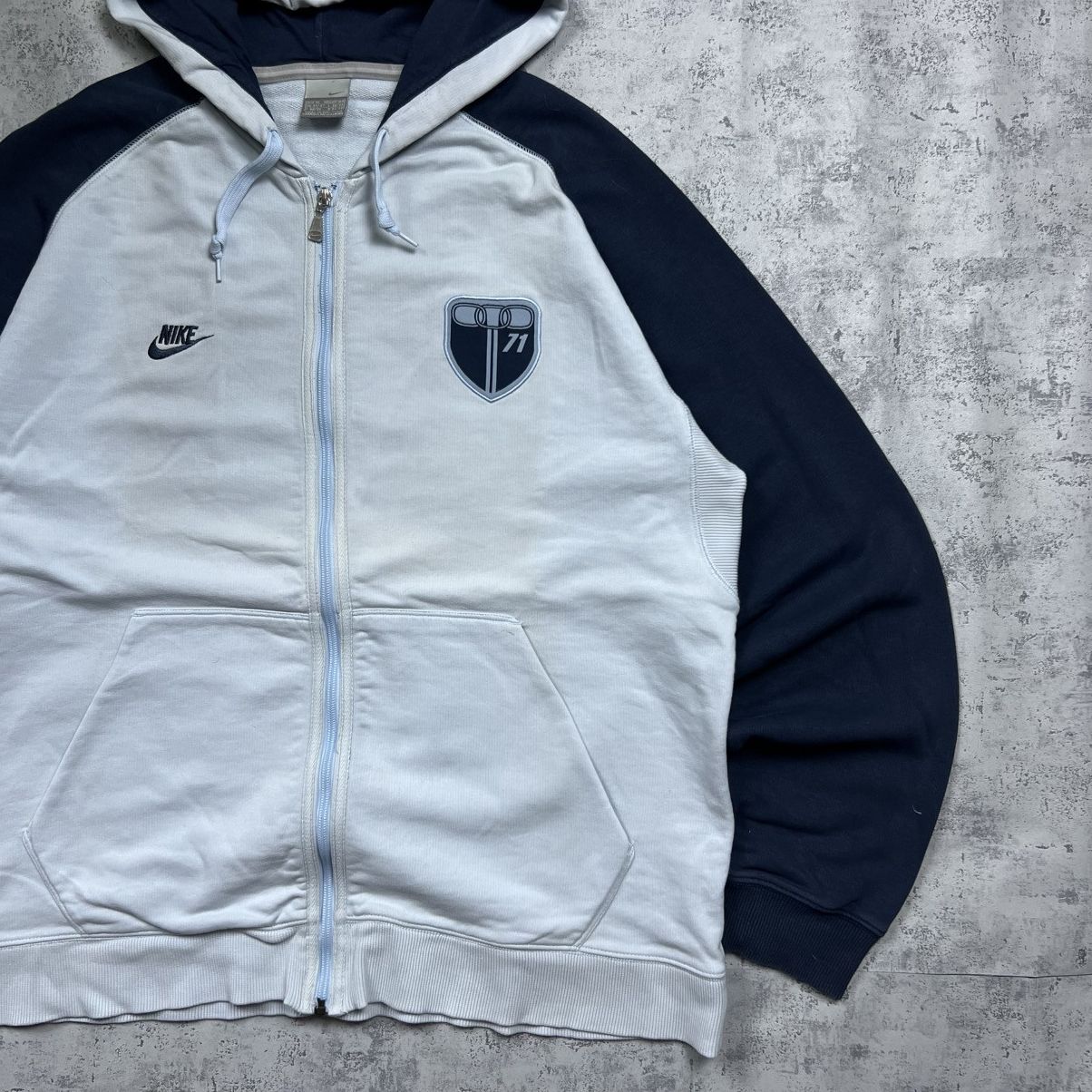 Nike 90s NIKE ATHLETIC BIG LOGO VINTAGE Y2K OVERSIZED ZIP HOODIE Size US XL / EU 56 / 4 - 4 Thumbnail