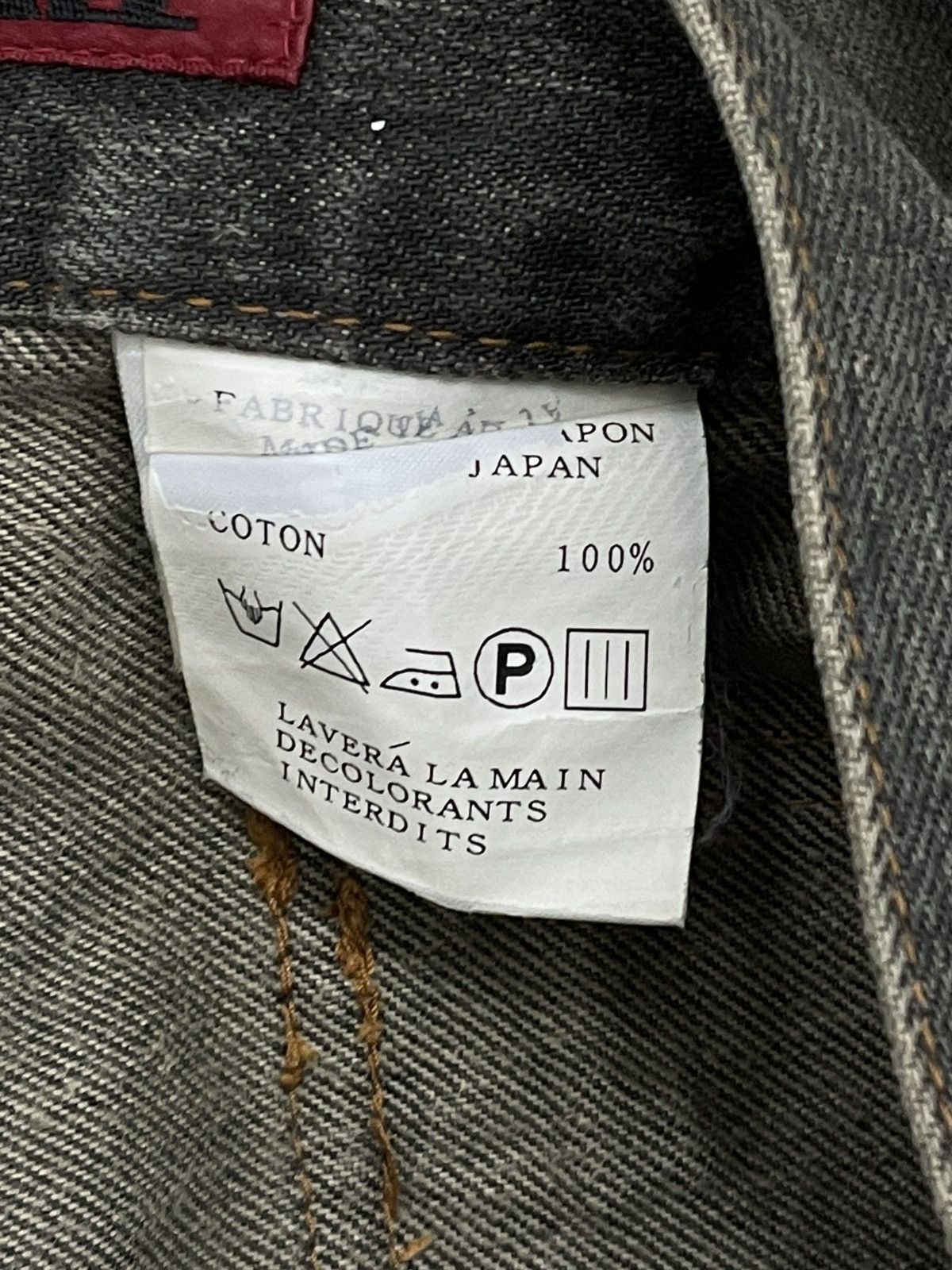 Japanese Brand Vintage 1990s Designer Japan Edge On All Green Mudwash Denim Size US 29 - 16 Thumbnail