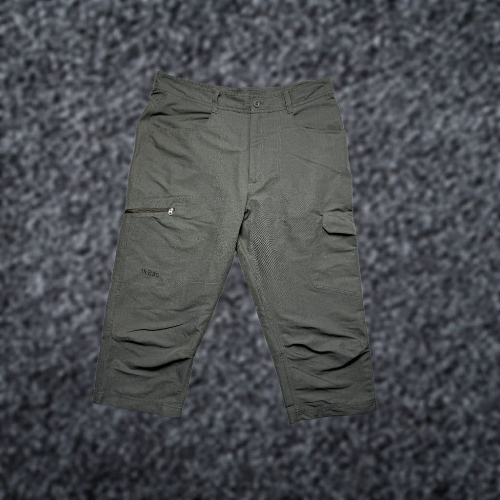 Rab Rab Gray Capri pants 3/4 length Mens size L Track Pants Capri Gray Rab Mens L Size US 33 - 1 Thumbnail