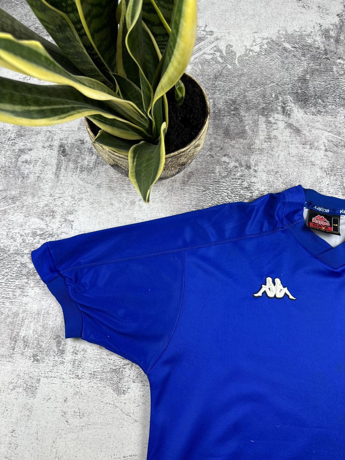 Kappa Vintage Italy 1998/2000 National Kappa Home Soccer Football T Shirt Jersey Tee Size US L / EU 52-54 / 3 - 11 Thumbnail