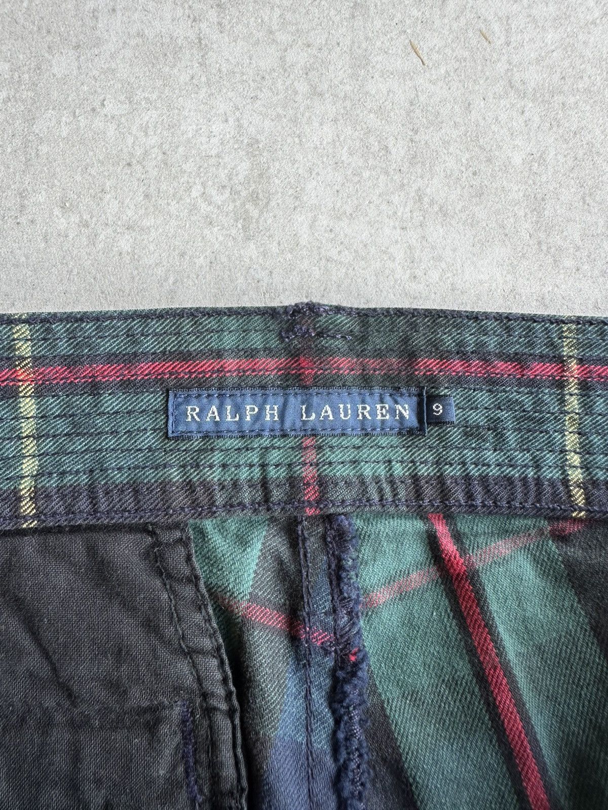 RRL Ralph Lauren RARE🔥🔥 Vintage RALPH LAUREN Check Tartan Bondage Punk Conmar Size US 30 / EU 46 - 12 Thumbnail