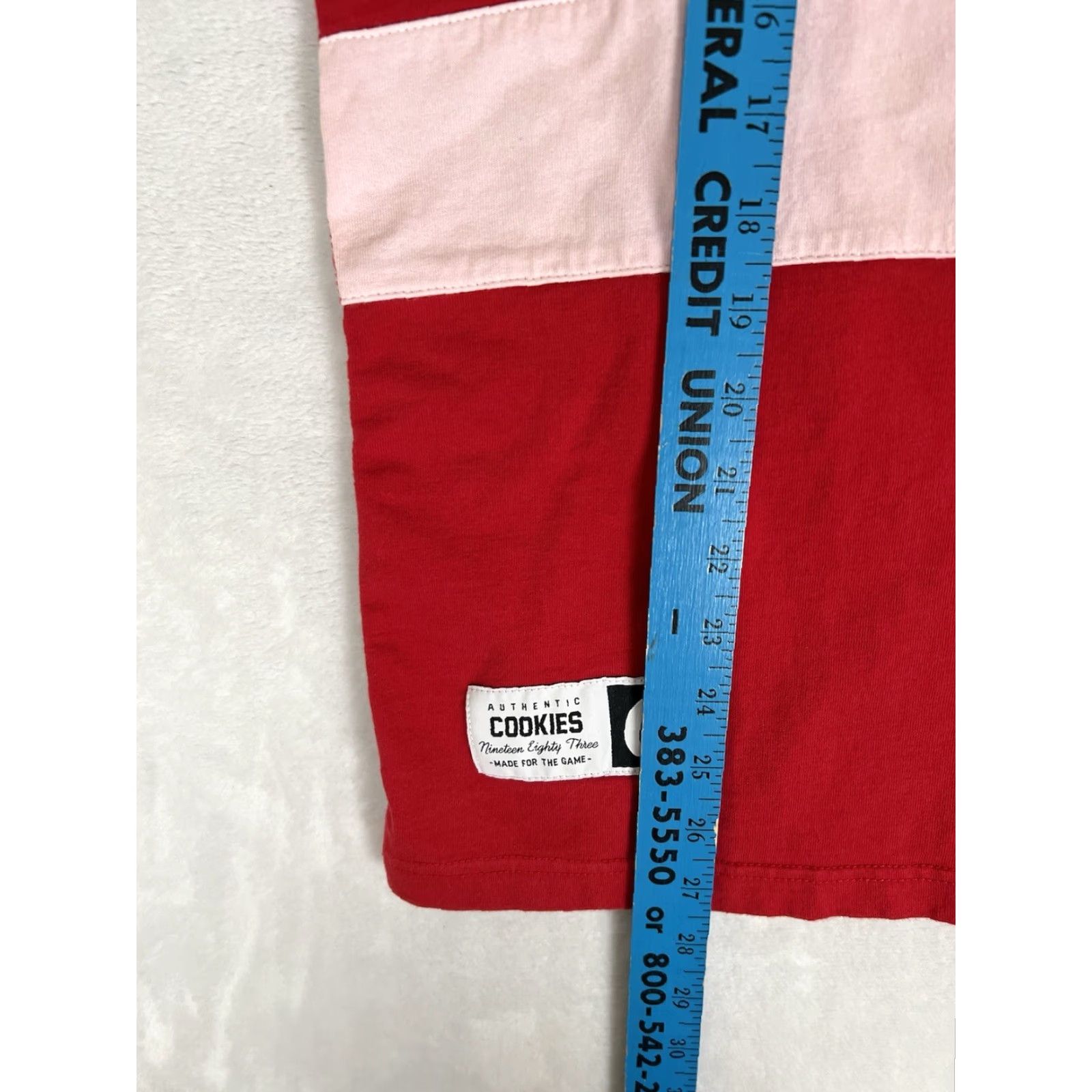 Doublet Cookies SF T-Shirt Med Red Double-Sided Embroidery Classic 90s Band Men Short Sleeve Size US M / EU 48-50 / 2 - 7 Thumbnail