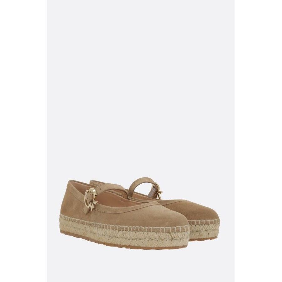 Gianvito Rossi GIANVITO ROSSI Elda Beige Suede Espadrilles New And Authenti Size US 6.5 / IT 36.5 - 2 Thumbnail