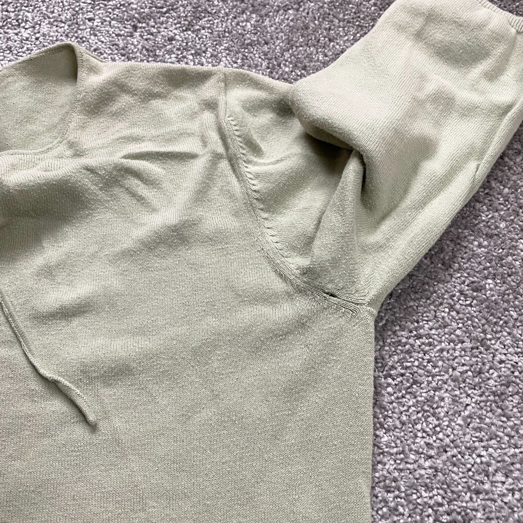 Eddie Bauer Eddie Bauer Women's Blouse Large Beige V-Neck 3/4 Sleeve Cotton Casual Top Size L / US 10 / IT 46 - 4 Thumbnail