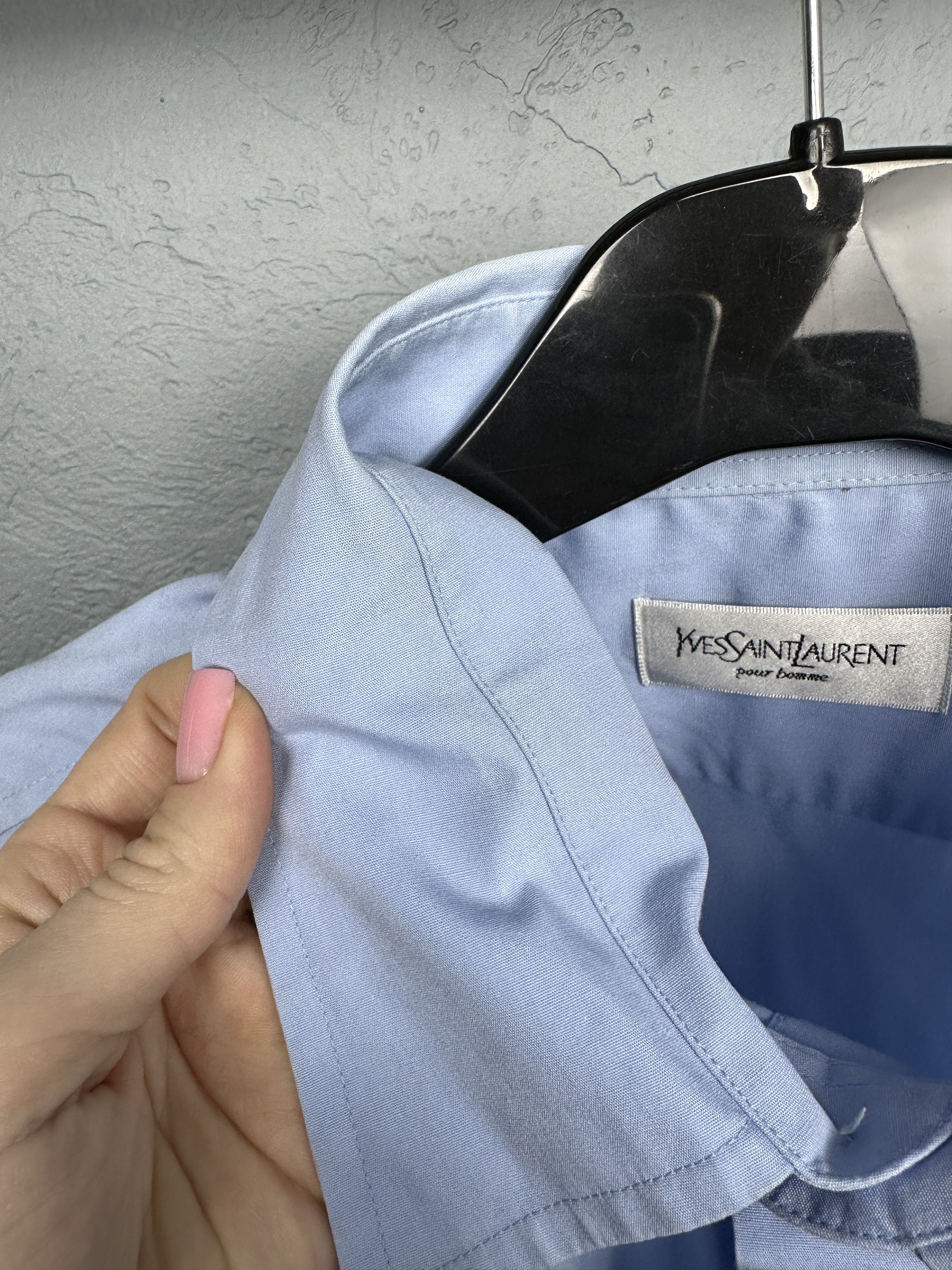 Yves Saint Laurent Yves Saint Laurent YSL Mens Short Sleeve Shirt Size US XL / EU 56 / 4 - 5 Thumbnail