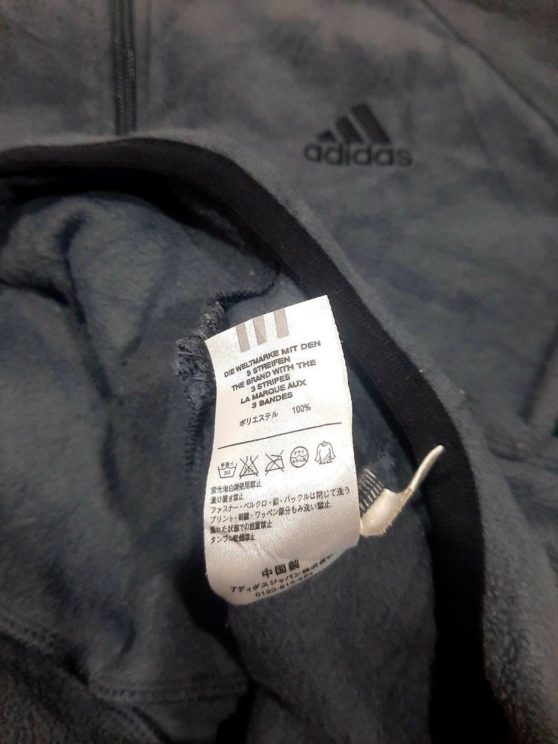 Adidas × Vintage Adidas Fleece Jacket Fullzip Size US L / EU 52-54 / 3 - 5 Thumbnail