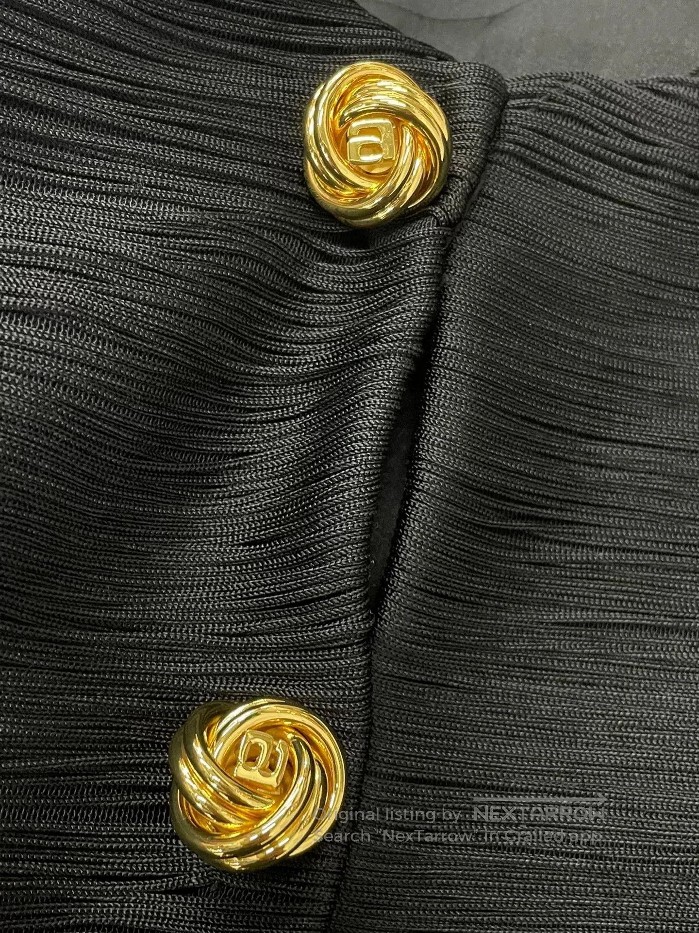 Alexander Wang Alexander Wang Black Tassel Gold Button Blazer. Size M / US 6-8 / IT 42-44 - 2 Thumbnail