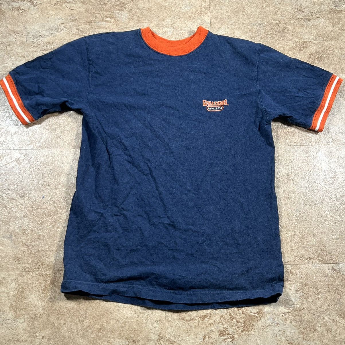 Spalding × Vintage Vintage Spalding Short Sleeve Ribbed T-Shirt Men's Size US M / EU 48-50 / 2 - 1 Thumbnail