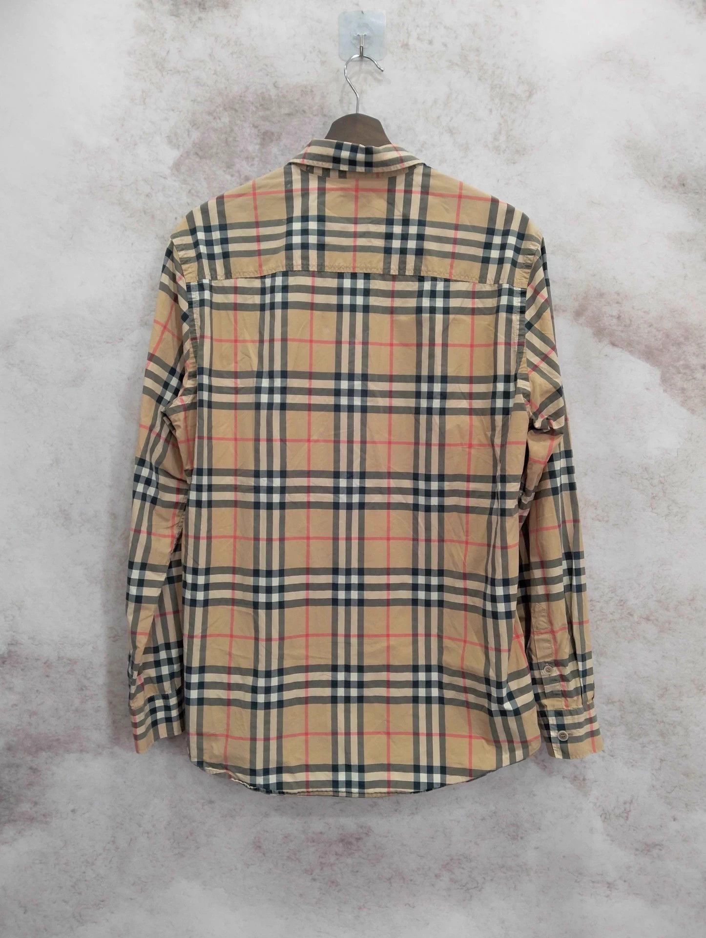 Burberry Burberry Classic Check Lapel Long-sleeve Shirt M Size US M / EU 48-50 / 2 - 2 Thumbnail