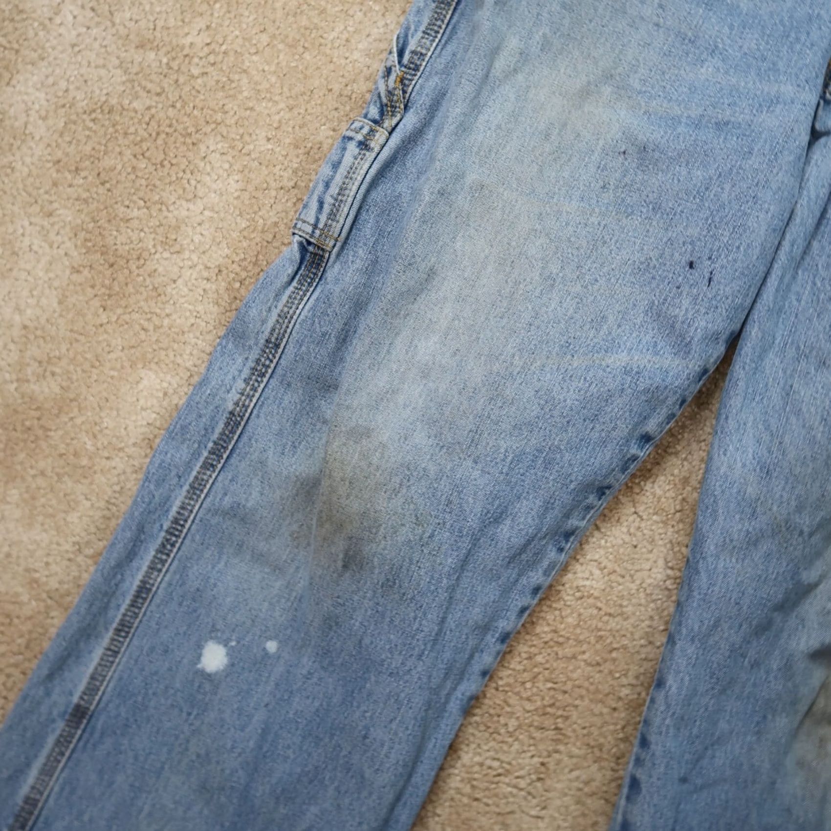 Levi's VINTAGE Levi's Signature Carpenter Jeans Jeans Mens 36x34 Blue Distressed Skater 90s Streetwear Boys? Womens? No. Size US 36 / EU 52 - 2 Thumbnail