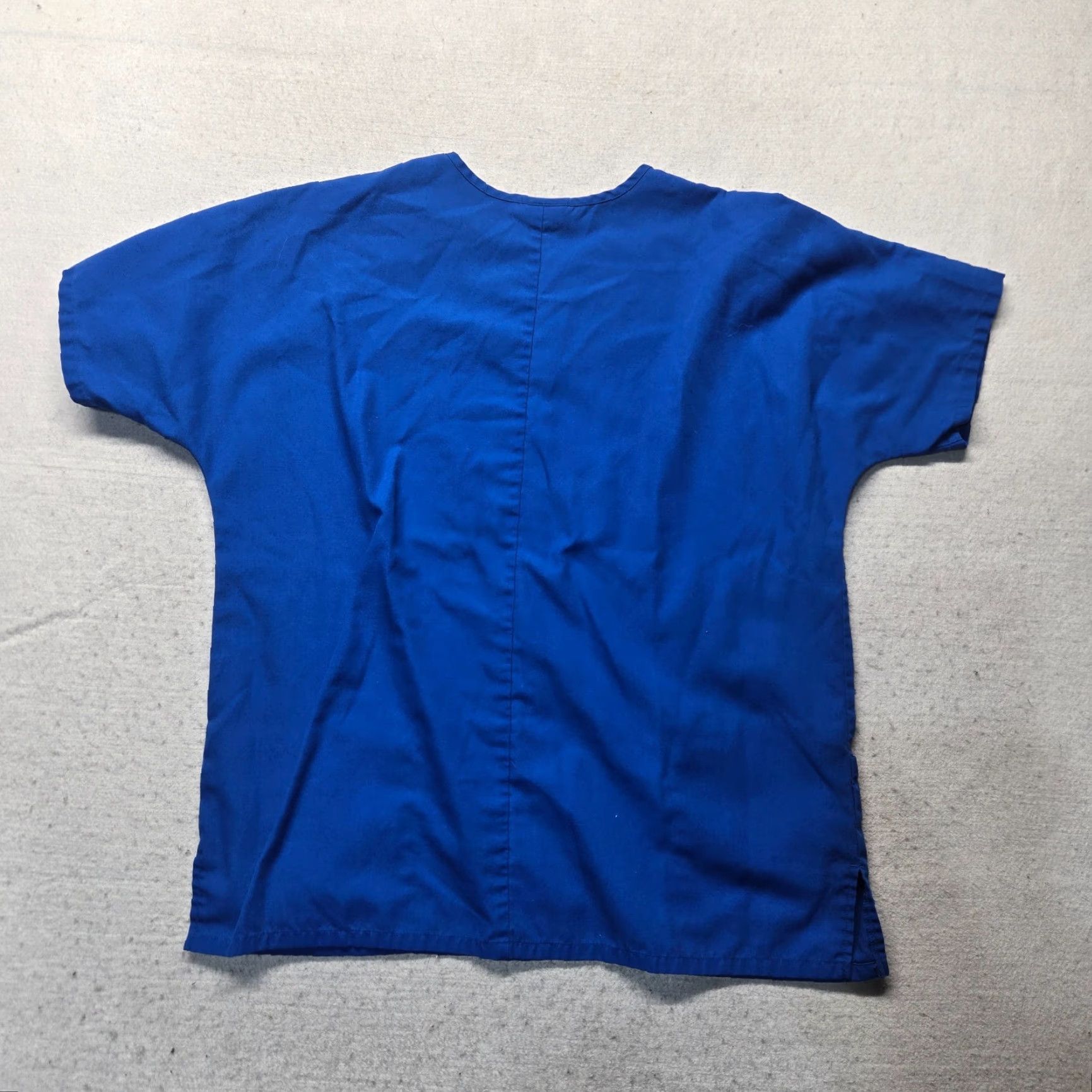Cherokee Cherokee Shirt Unisex L Blue Solid Scrub Top Adult Large Size US L / EU 52-54 / 3 - 8 Thumbnail