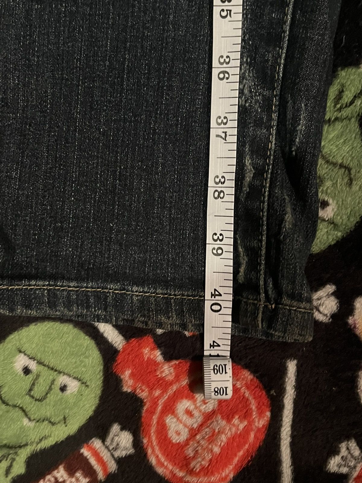 If Six Was Nine Vintage Archive Jeans DarkBlue Y2K Punk Japanese Denim Size US 30 / EU 46 - 6 Thumbnail