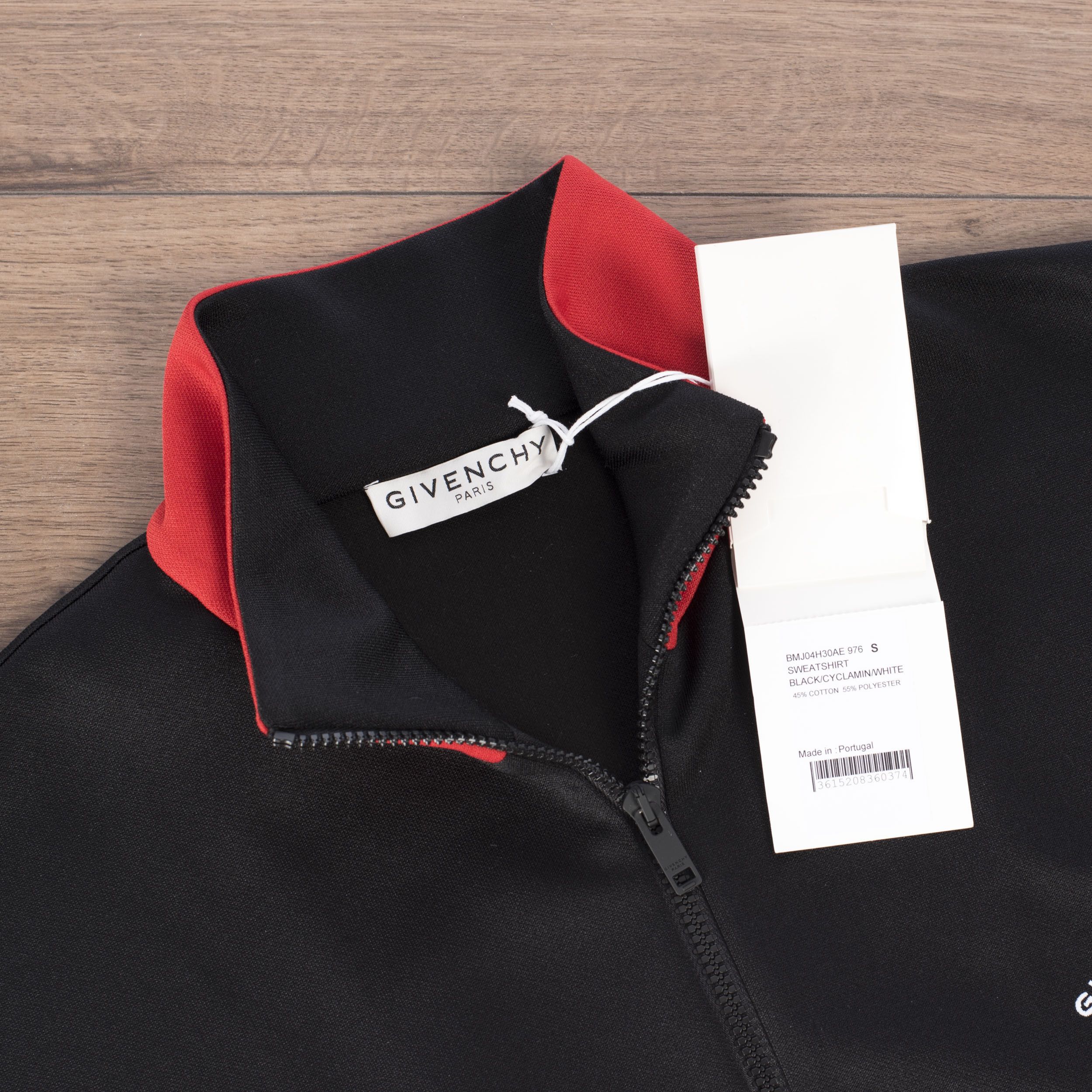 Givenchy Black/Red/White Colorblack Sweatshirt - 1/2 Zip Size US M / EU 48-50 / 2 - 9 Thumbnail