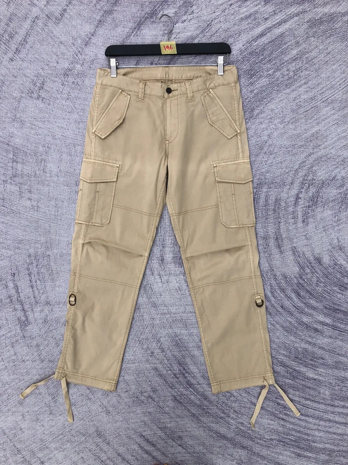 Designer × Japanese Brand Vintge Cargo Multipocket Tactical x Croppes Pant W32 x L37.5 Size US 32 / EU 48 - 1 Thumbnail