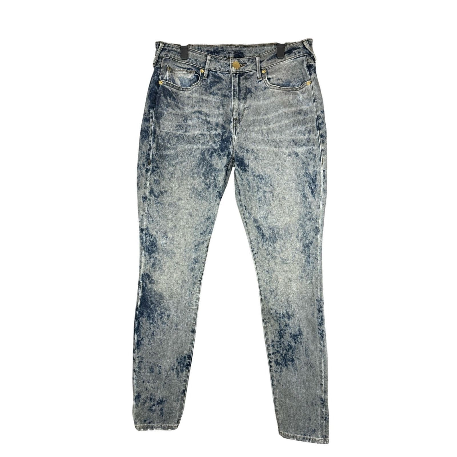 True Religion True Religion Jennie Curvy Skinny Jean Marble Moon Women 31" Size 31" - 1 Thumbnail
