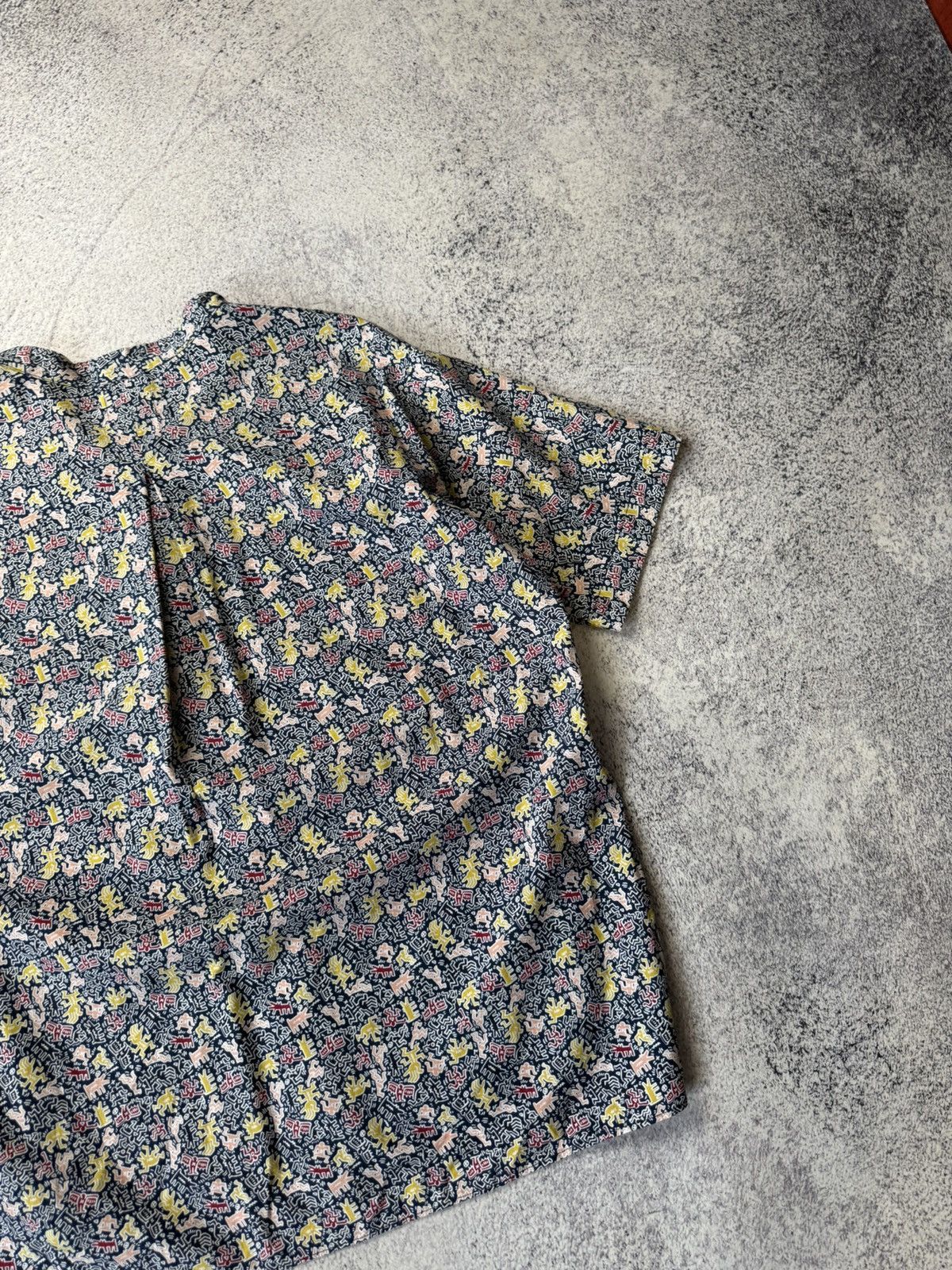 Japanese Brand Lacoste & Keith Haring Monogram Polo Shirt Y2K Size XS / US 0-2 / IT 36-38 - 23 Thumbnail